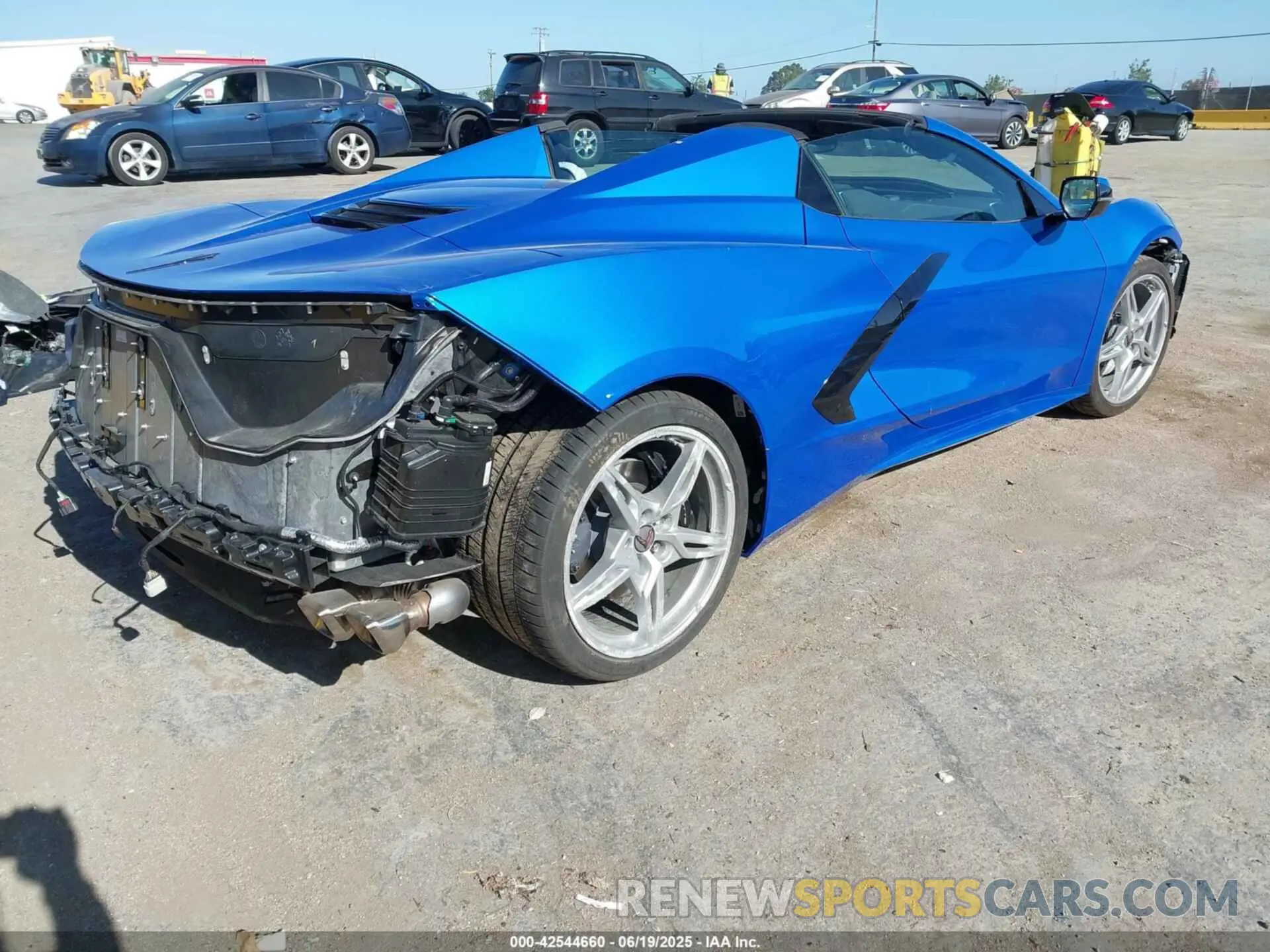 4 Photograph of a damaged car 1G1YB3D48S5103760 CHEVROLET CORVETTE STINGRAY 2025