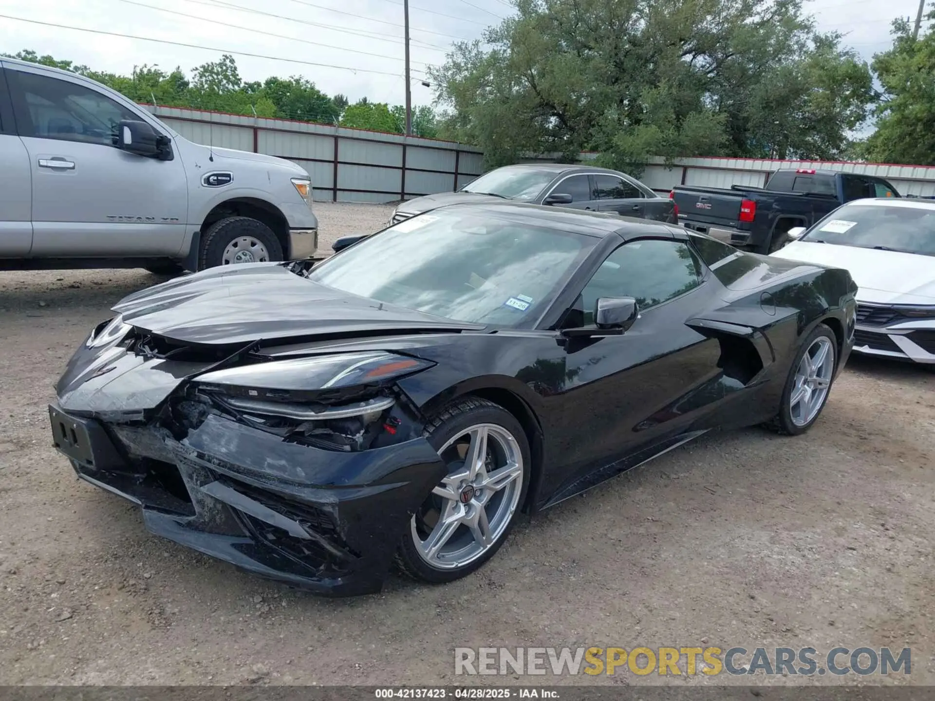2 Photograph of a damaged car 1G1YC3D47S5106663 CHEVROLET CORVETTE STINGRAY 2025