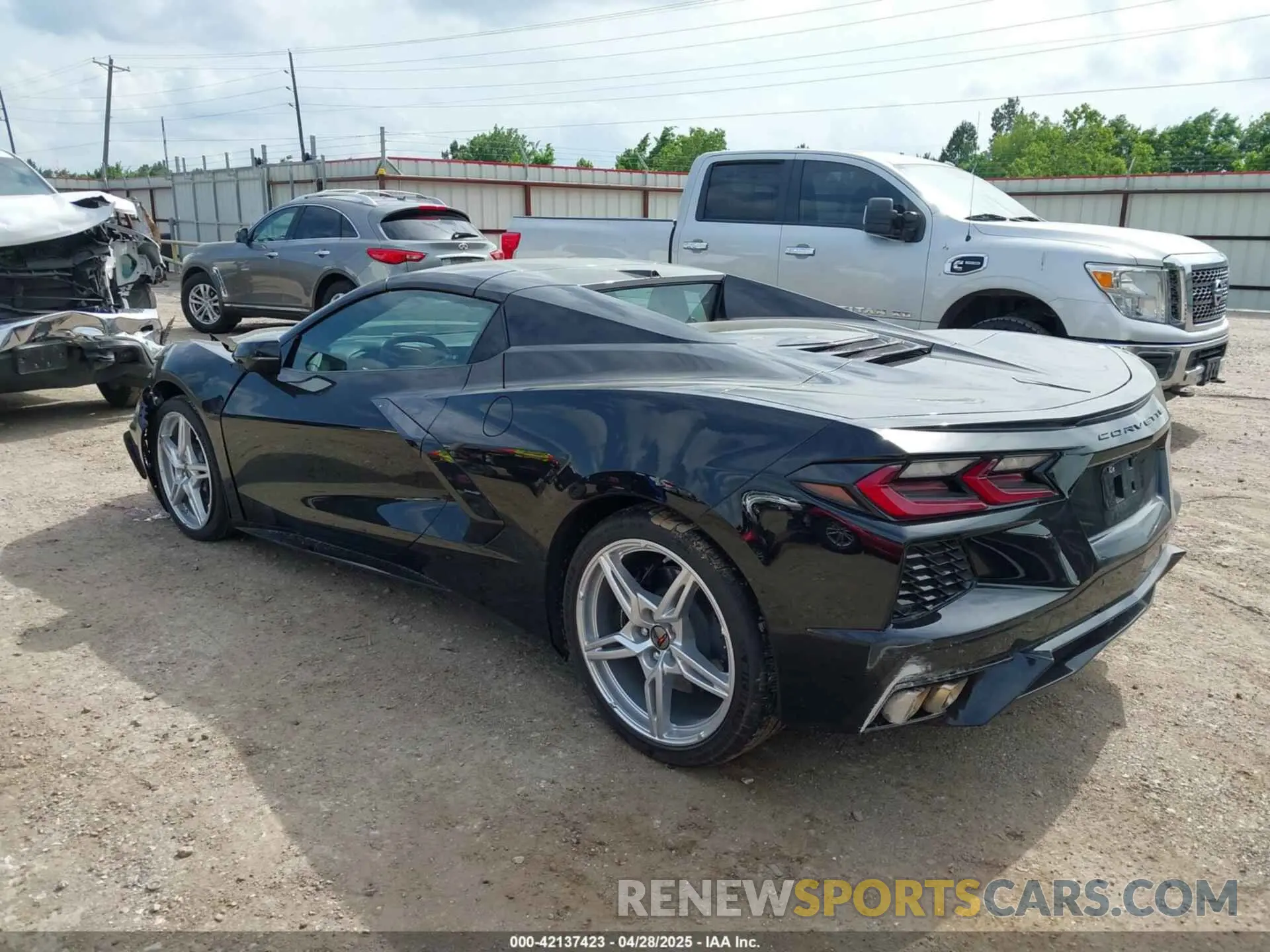 3 Photograph of a damaged car 1G1YC3D47S5106663 CHEVROLET CORVETTE STINGRAY 2025