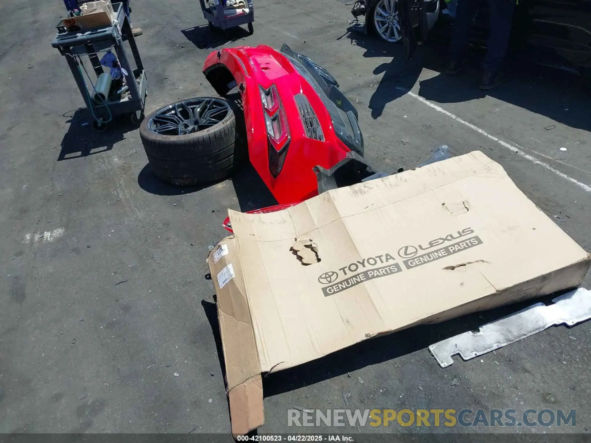 12 Photograph of a damaged car 1G1YF2D38P5600126 CHEVROLET CORVETTE Z06 2023