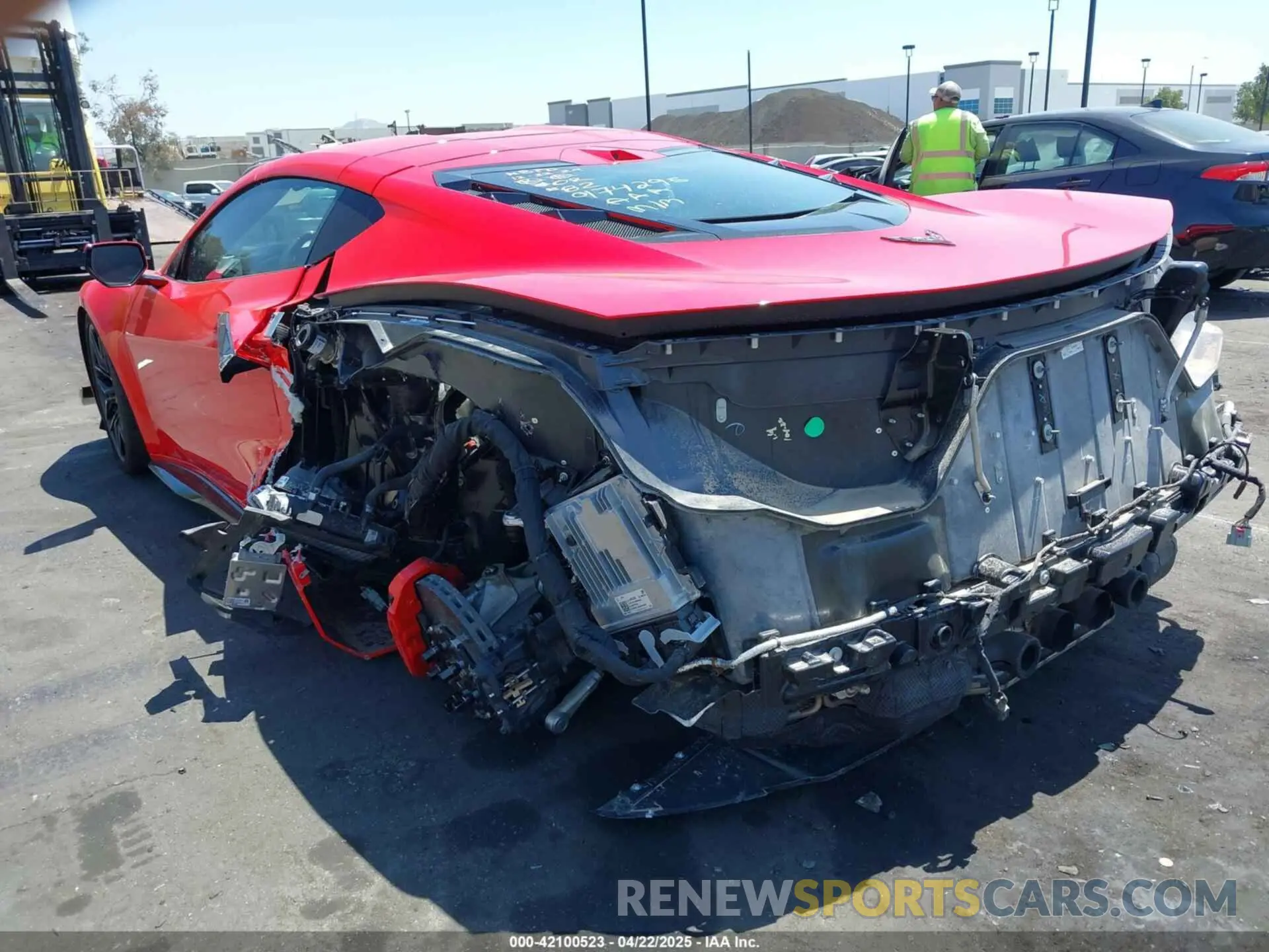 3 Photograph of a damaged car 1G1YF2D38P5600126 CHEVROLET CORVETTE Z06 2023