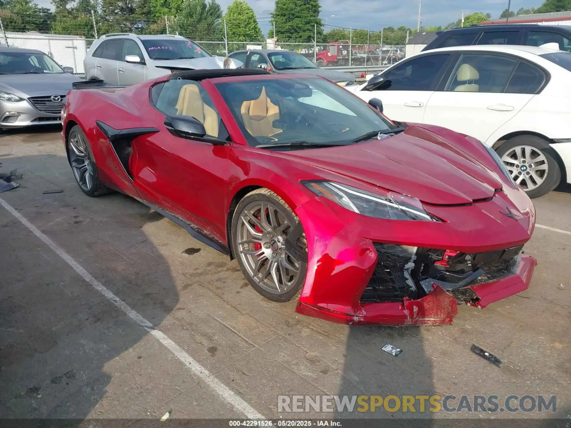 1 Photograph of a damaged car 1G1YE2D35R5605516 CHEVROLET CORVETTE Z06 2024