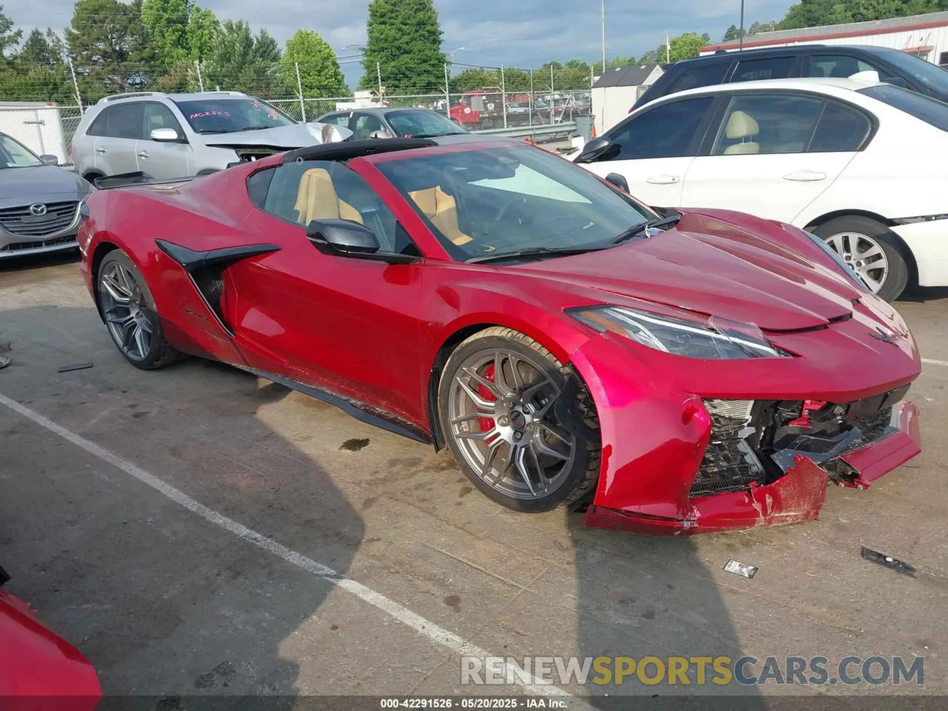 14 Photograph of a damaged car 1G1YE2D35R5605516 CHEVROLET CORVETTE Z06 2024