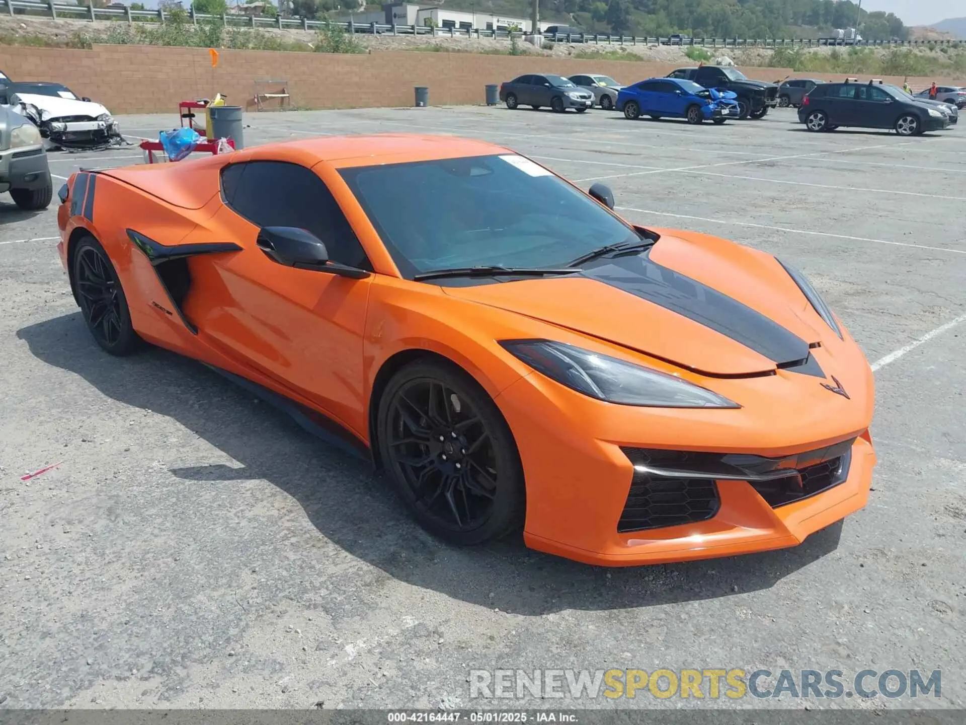 1 Photograph of a damaged car 1G1YE2D3XR5604152 CHEVROLET CORVETTE Z06 2024