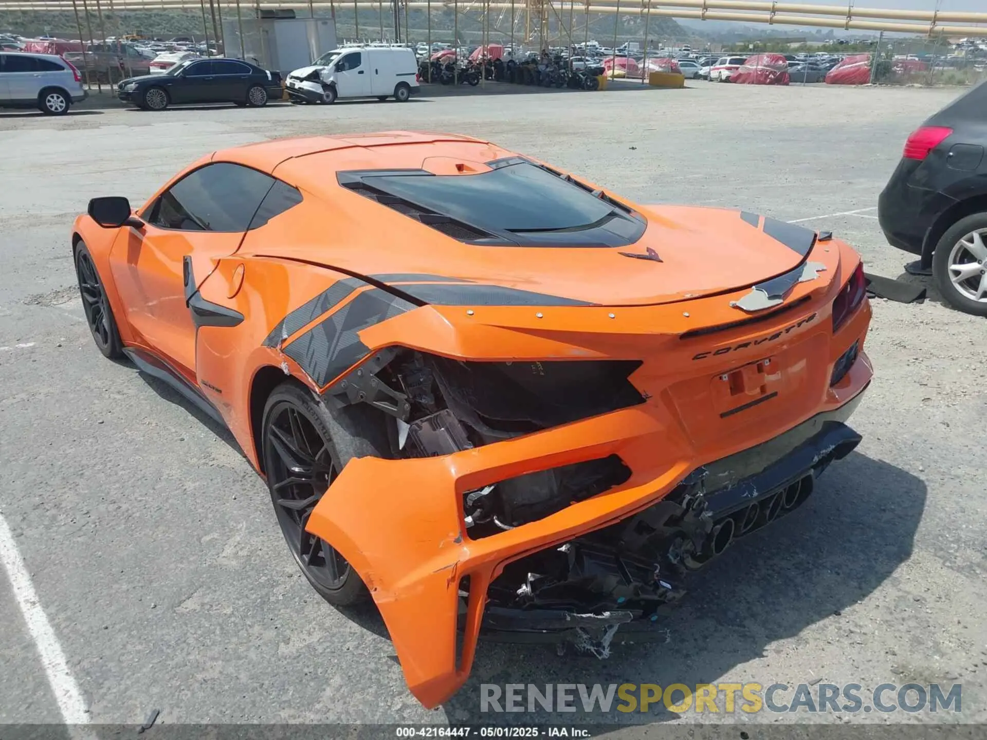 3 Photograph of a damaged car 1G1YE2D3XR5604152 CHEVROLET CORVETTE Z06 2024