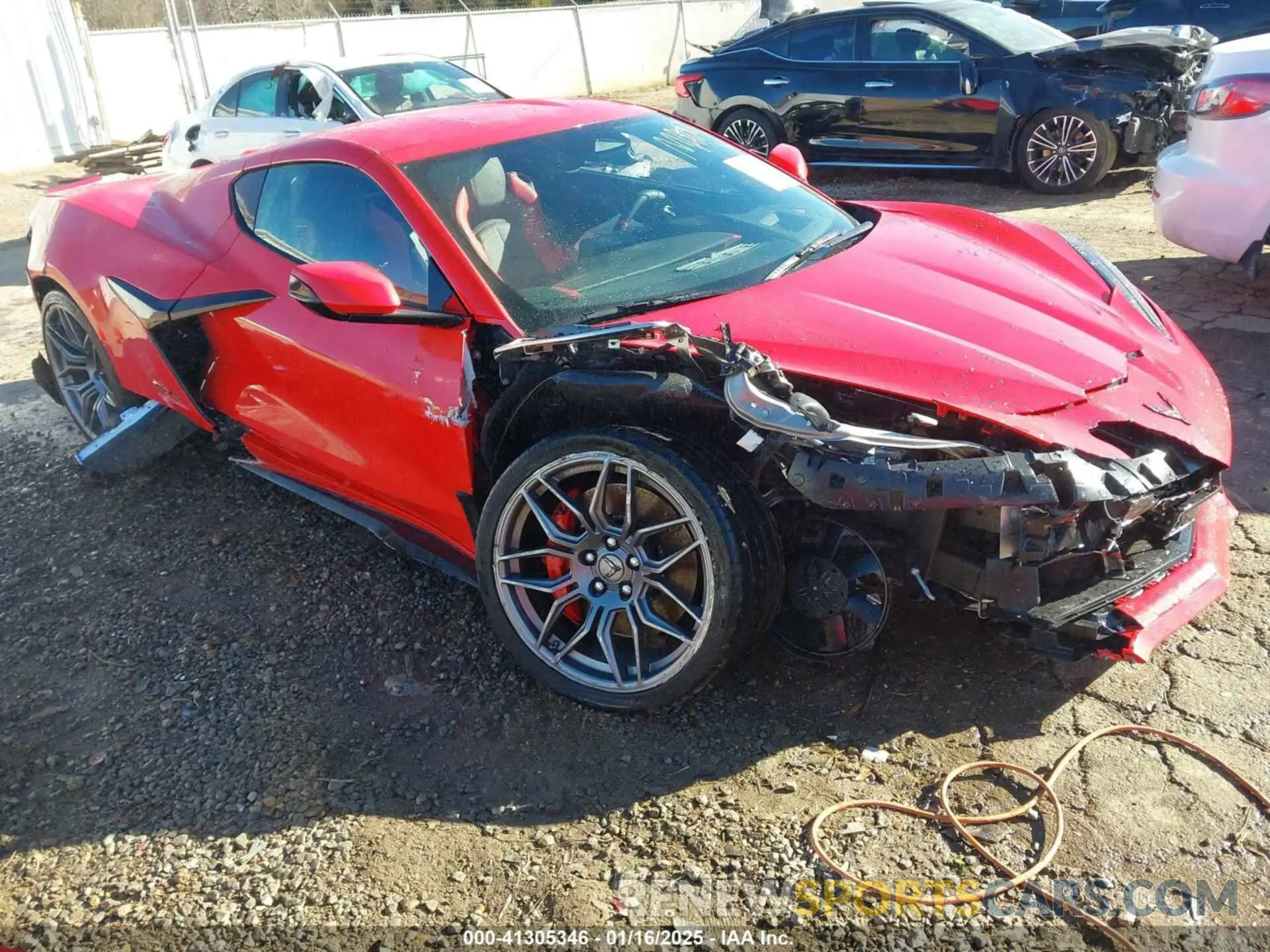 1 Photograph of a damaged car 1G1YE2D36S5600461 CHEVROLET CORVETTE Z06 2025