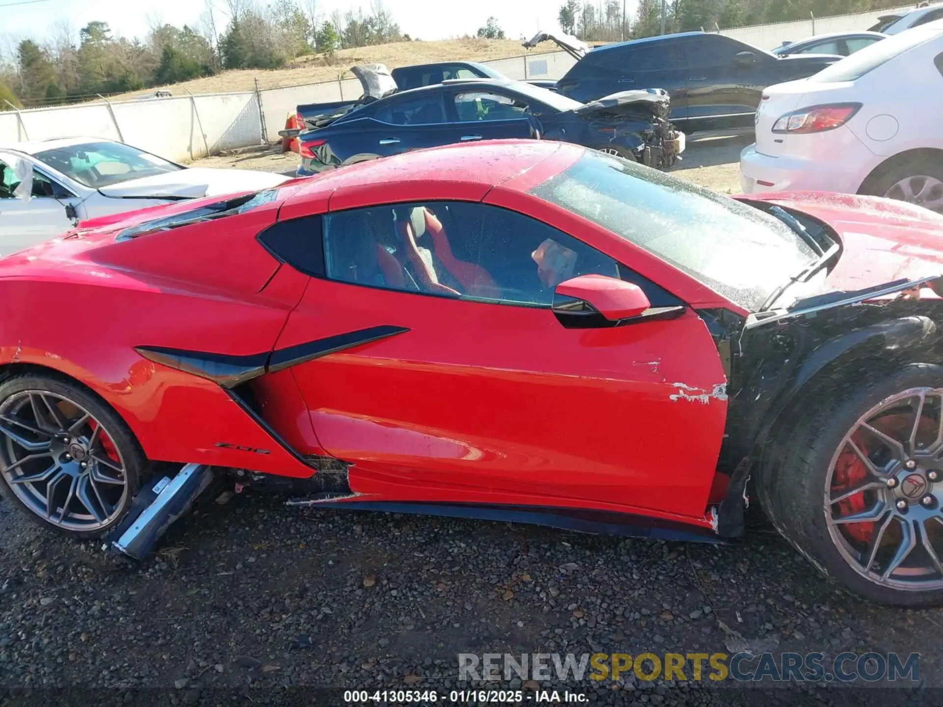 14 Photograph of a damaged car 1G1YE2D36S5600461 CHEVROLET CORVETTE Z06 2025