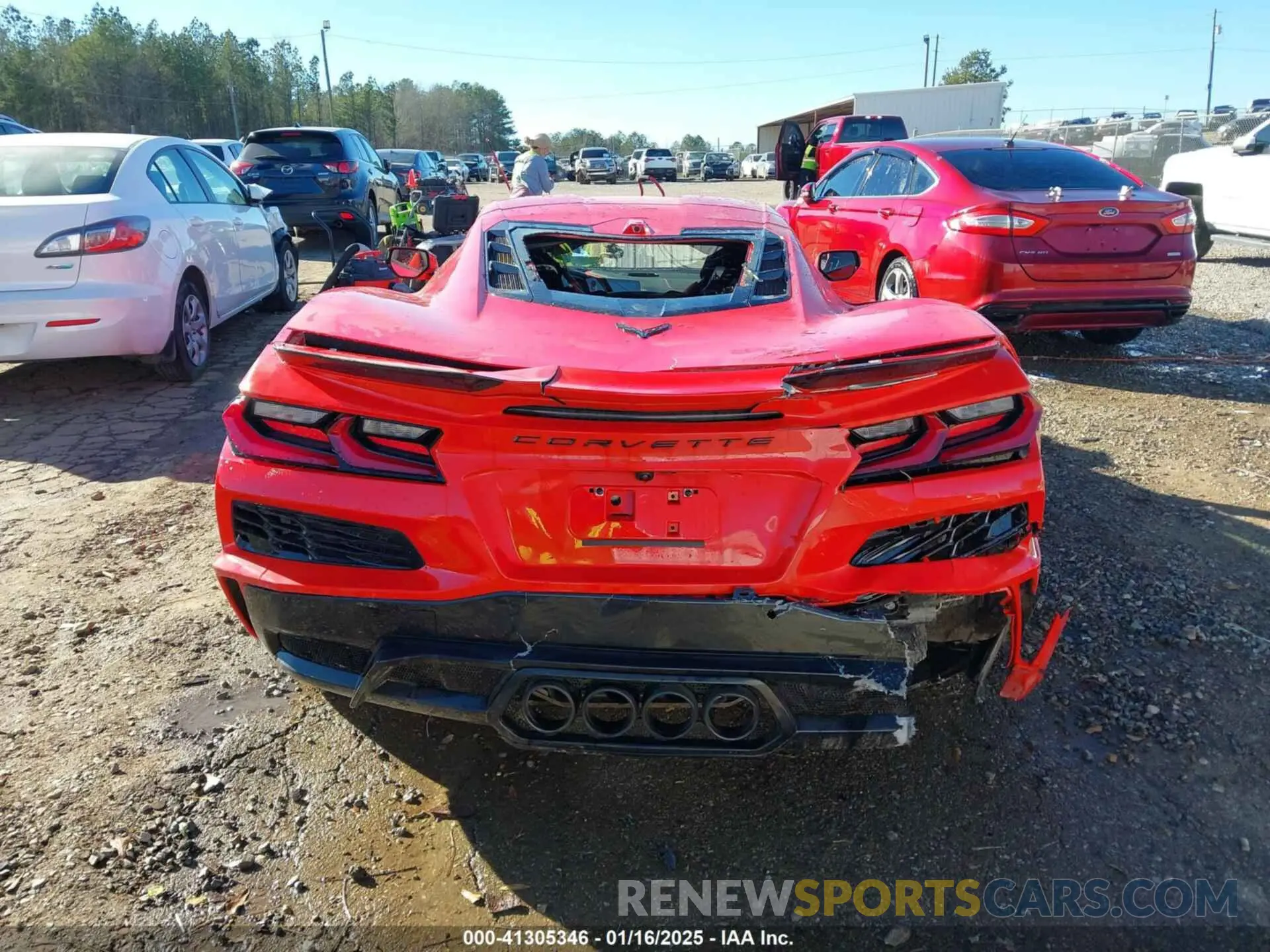 17 Photograph of a damaged car 1G1YE2D36S5600461 CHEVROLET CORVETTE Z06 2025