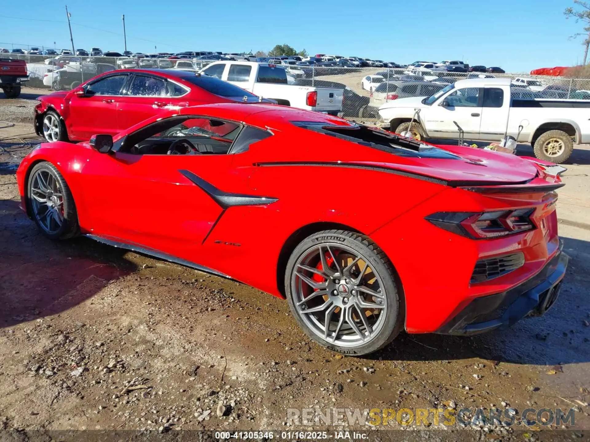 3 Photograph of a damaged car 1G1YE2D36S5600461 CHEVROLET CORVETTE Z06 2025