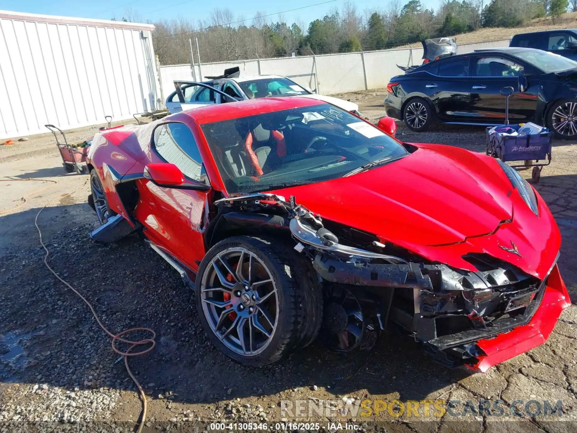 6 Photograph of a damaged car 1G1YE2D36S5600461 CHEVROLET CORVETTE Z06 2025
