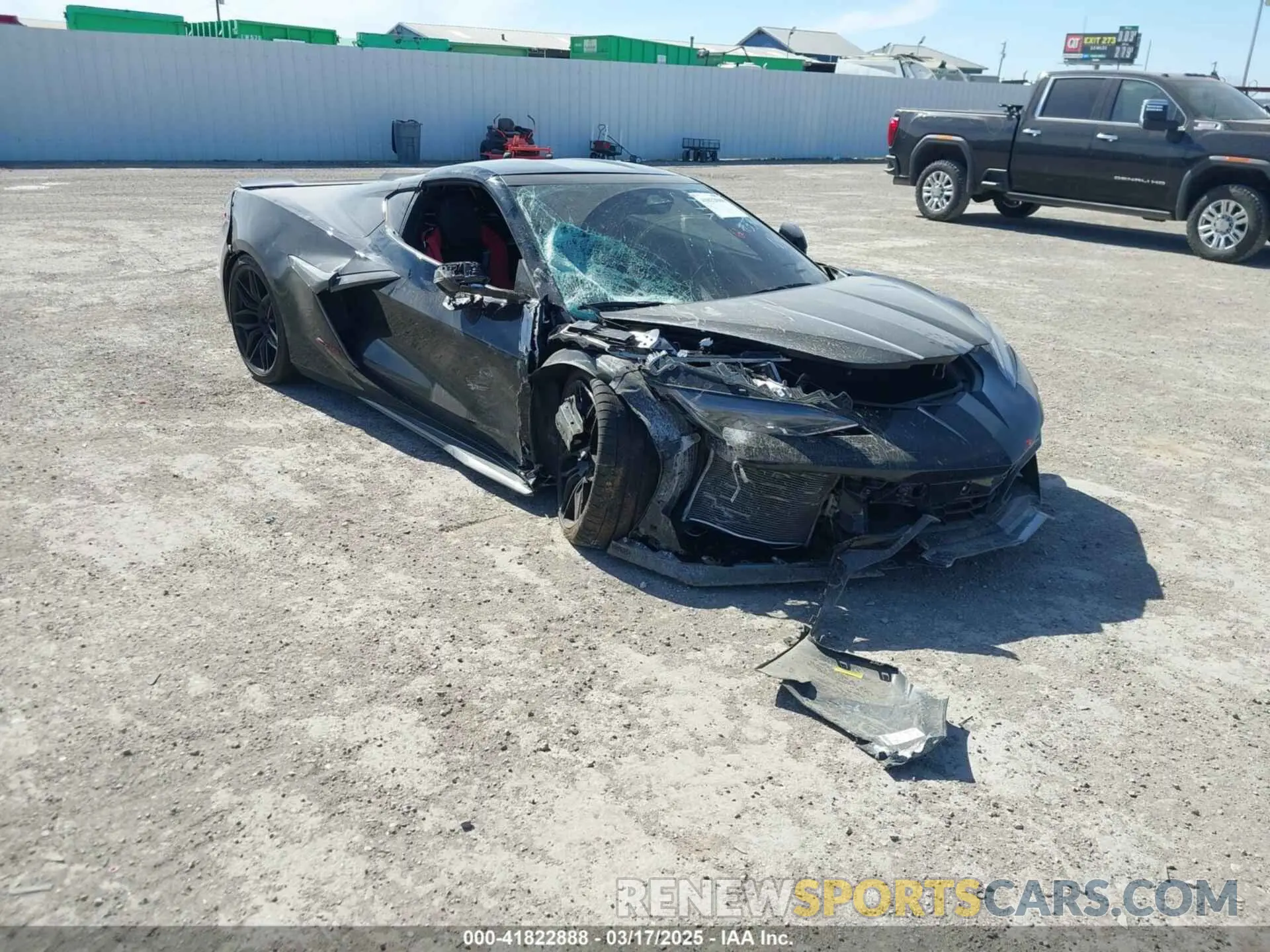 1 Photograph of a damaged car 1G1YE2D36S5601366 CHEVROLET CORVETTE Z06 2025