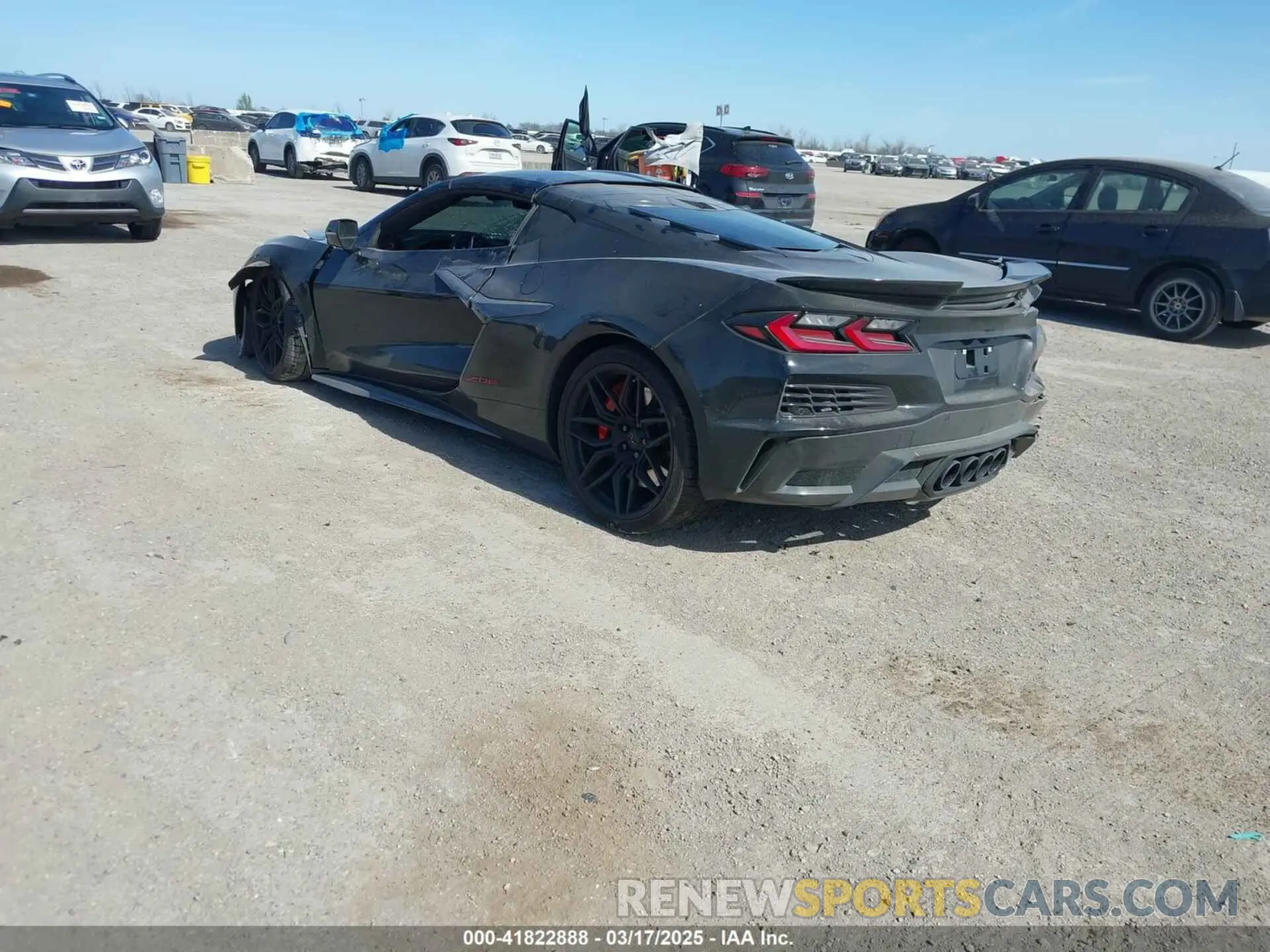 3 Photograph of a damaged car 1G1YE2D36S5601366 CHEVROLET CORVETTE Z06 2025