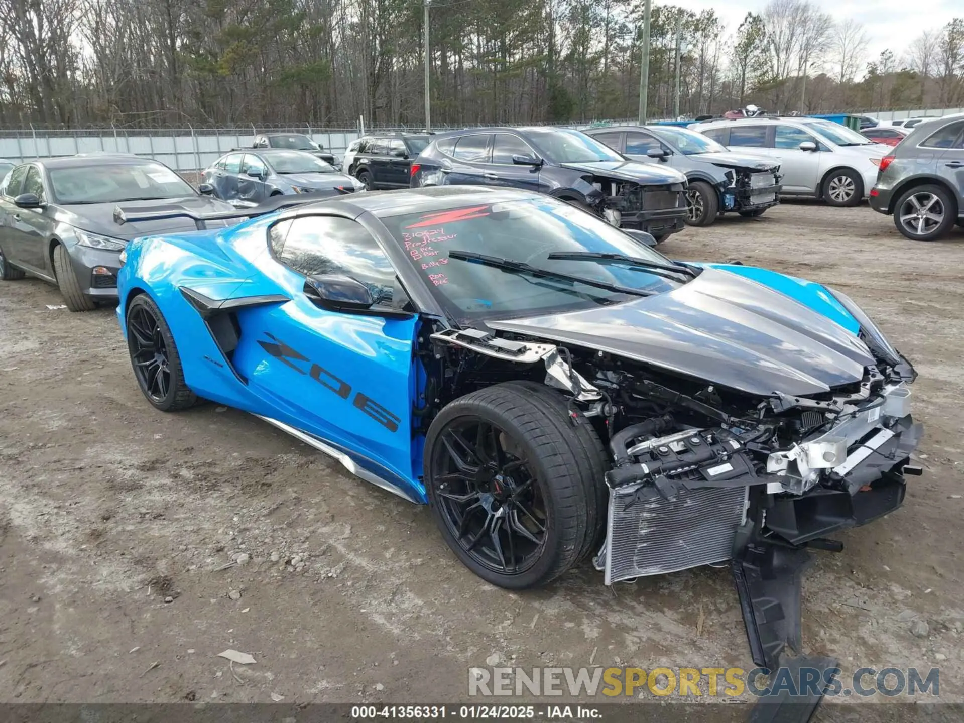 1 Photograph of a damaged car 1G1YF2D3XS5600153 CHEVROLET CORVETTE Z06 2025