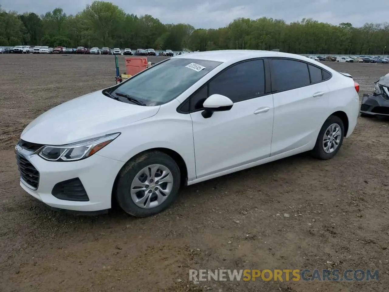 1 Photograph of a damaged car 1G1BC5SM0K7150691 CHEVROLET CRUZE 2019