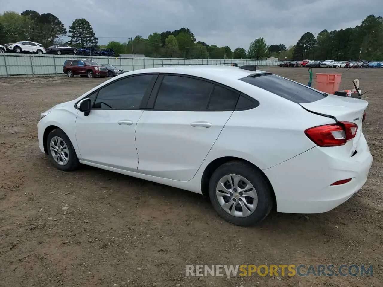 2 Photograph of a damaged car 1G1BC5SM0K7150691 CHEVROLET CRUZE 2019