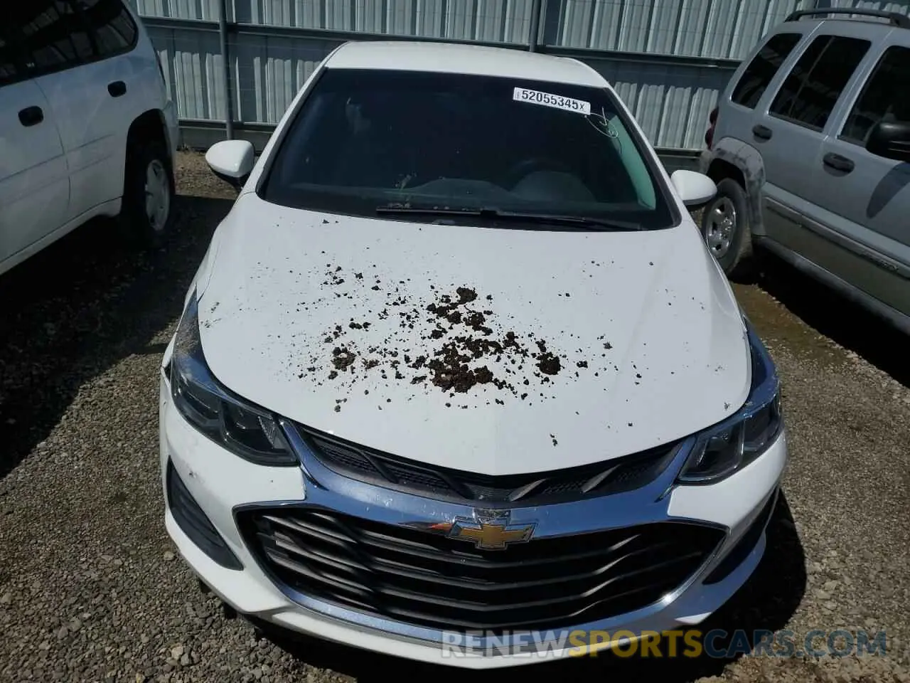 5 Photograph of a damaged car 1G1BC5SM0K7150691 CHEVROLET CRUZE 2019