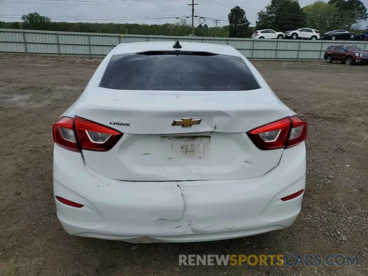 6 Photograph of a damaged car 1G1BC5SM0K7150691 CHEVROLET CRUZE 2019