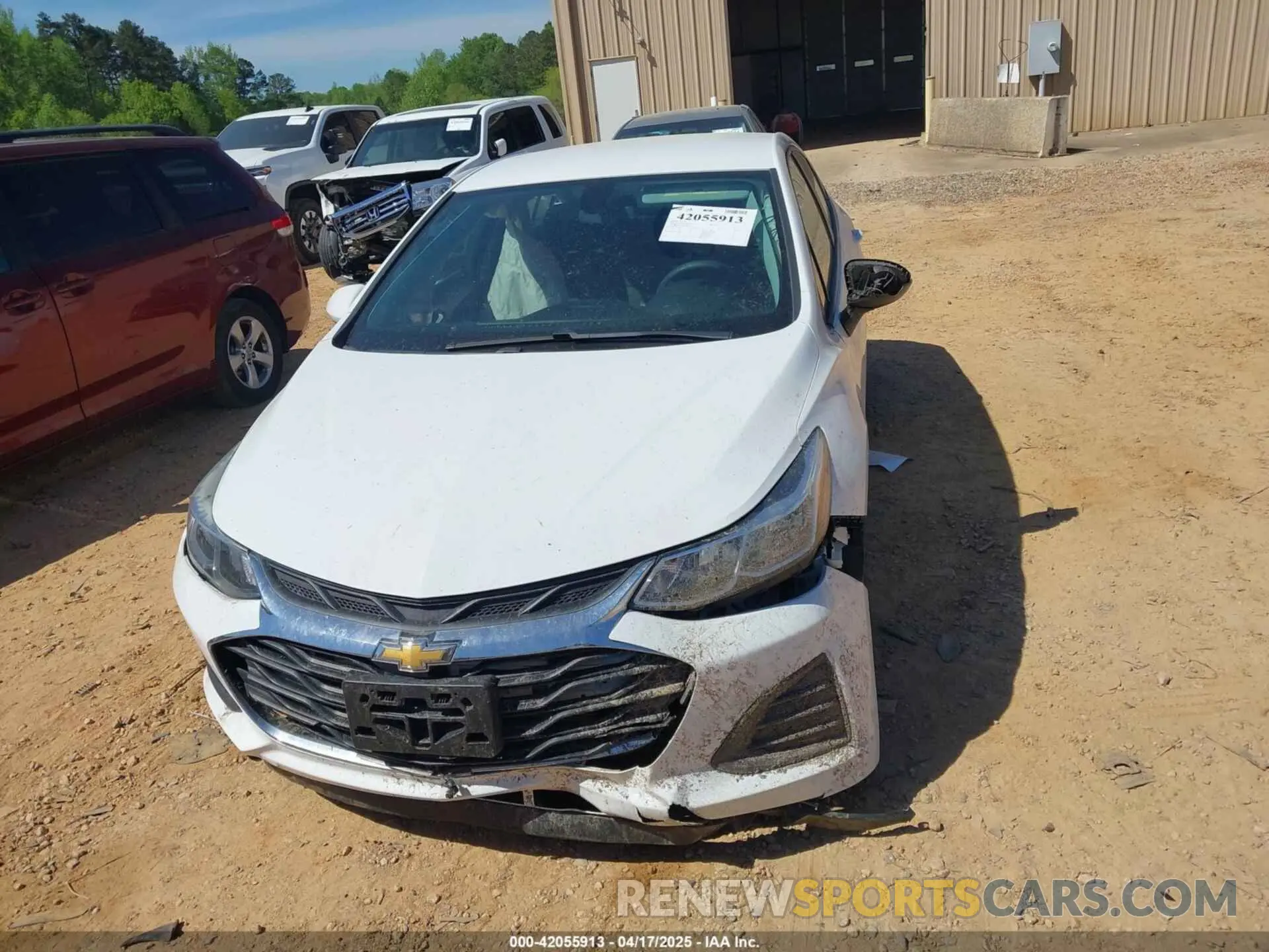 12 Photograph of a damaged car 1G1BC5SM0K7151548 CHEVROLET CRUZE 2019