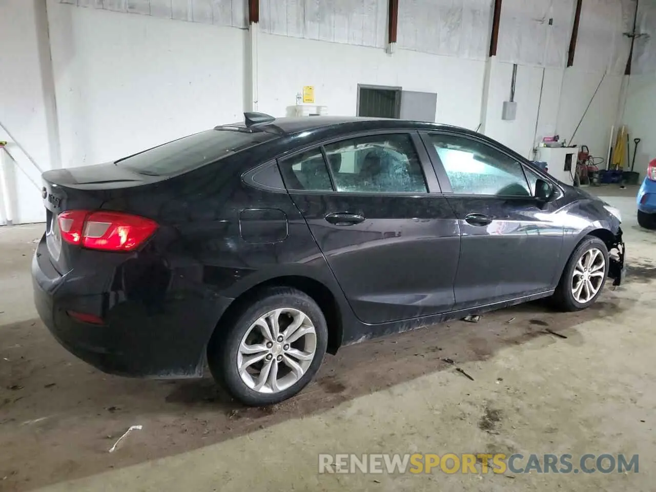 3 Photograph of a damaged car 1G1BC5SM1K7109714 CHEVROLET CRUZE 2019