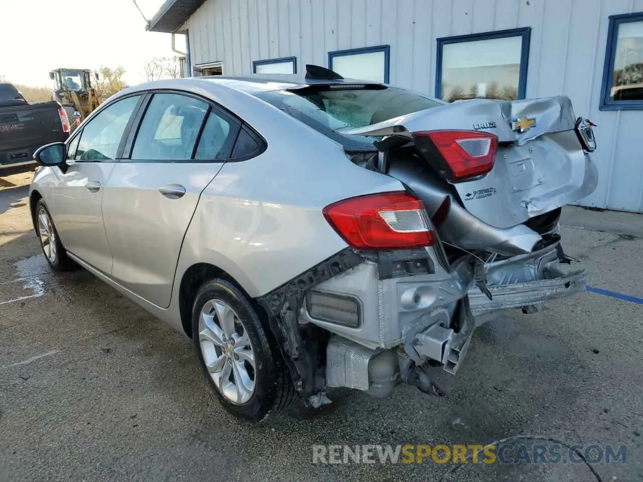 2 Photograph of a damaged car 1G1BC5SM1K7110863 CHEVROLET CRUZE 2019