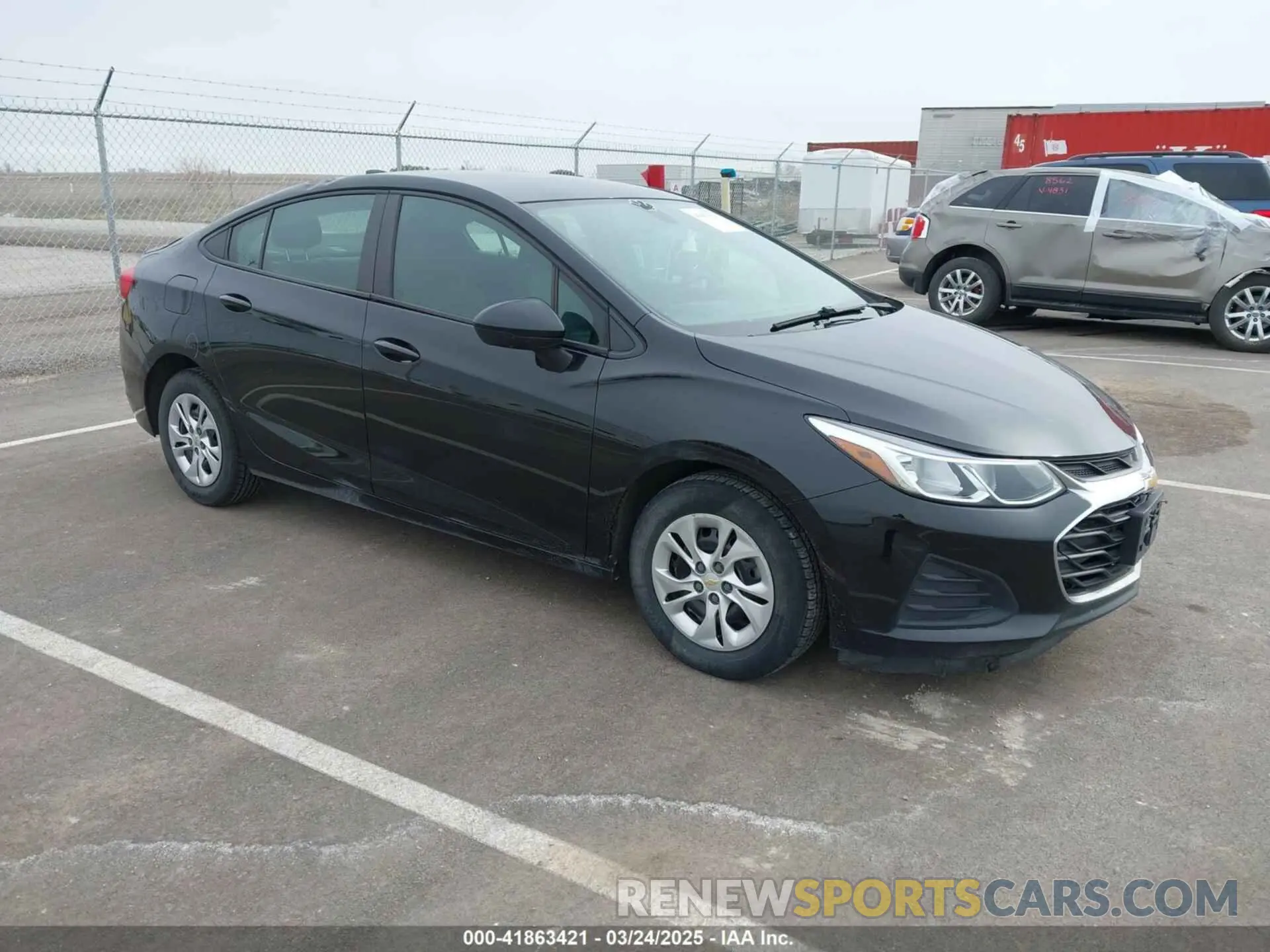 1 Photograph of a damaged car 1G1BC5SM1K7111611 CHEVROLET CRUZE 2019