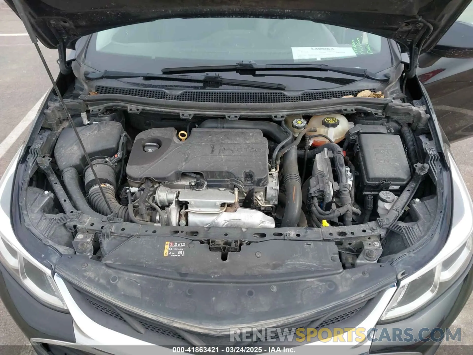10 Photograph of a damaged car 1G1BC5SM1K7111611 CHEVROLET CRUZE 2019