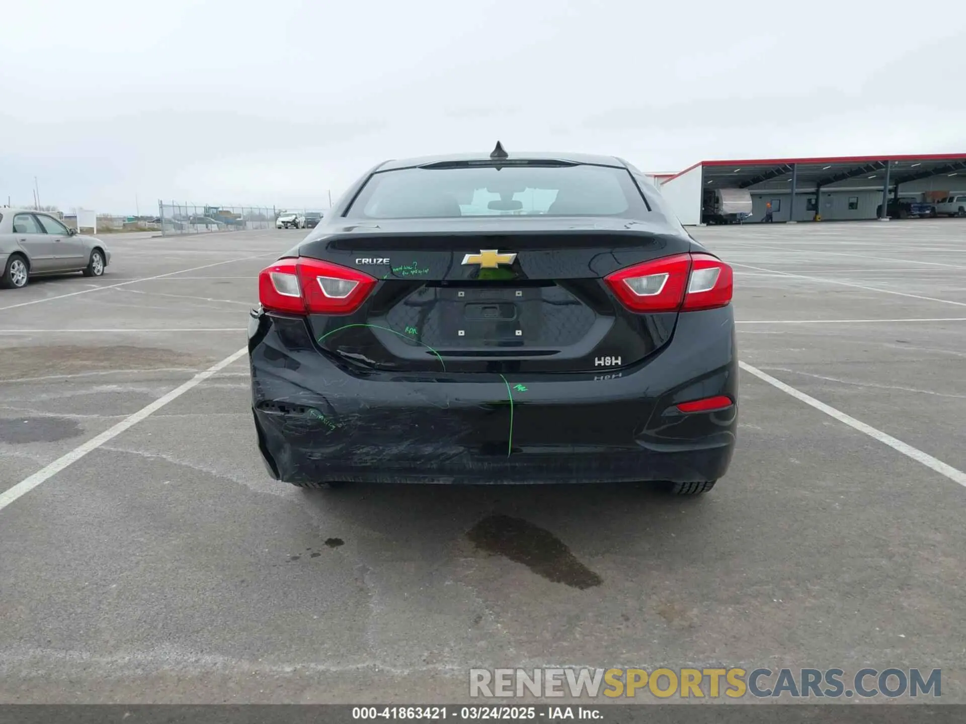 16 Photograph of a damaged car 1G1BC5SM1K7111611 CHEVROLET CRUZE 2019