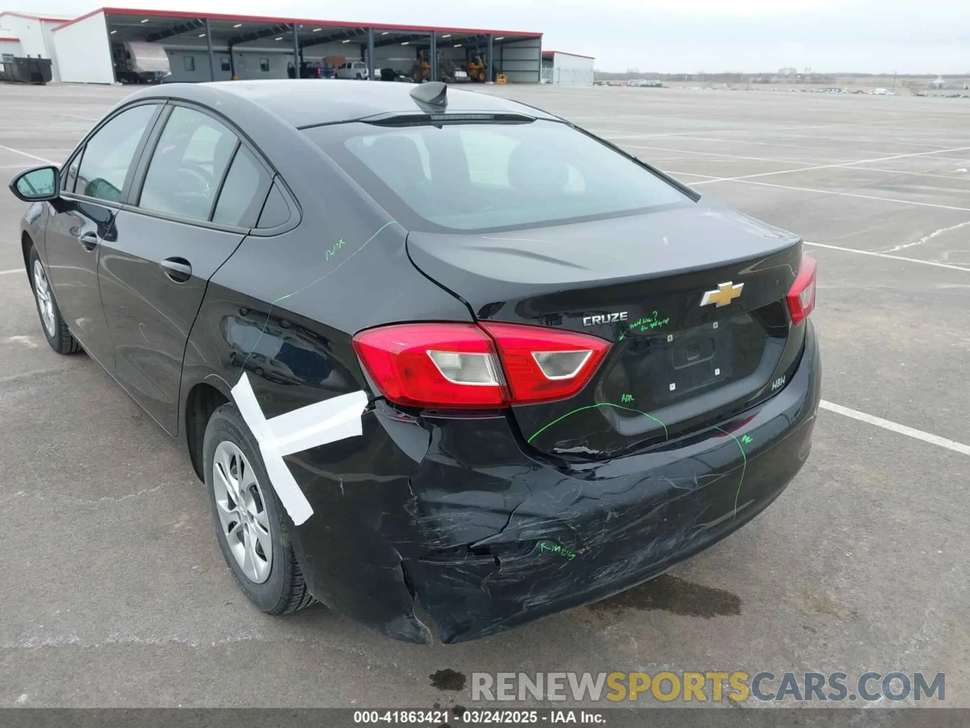 20 Photograph of a damaged car 1G1BC5SM1K7111611 CHEVROLET CRUZE 2019