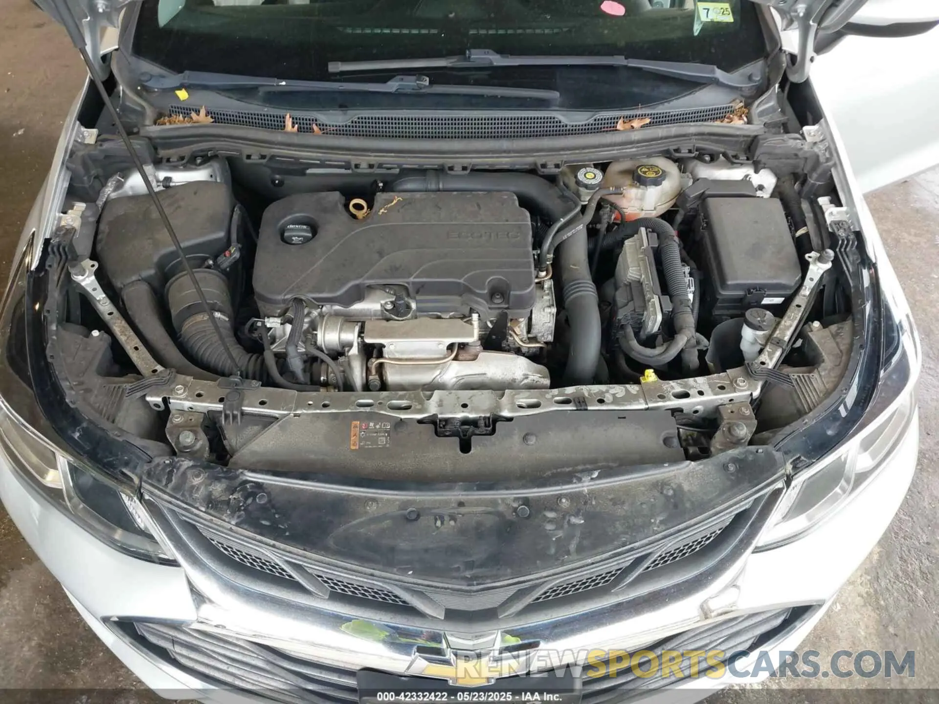 10 Photograph of a damaged car 1G1BC5SM1K7116758 CHEVROLET CRUZE 2019