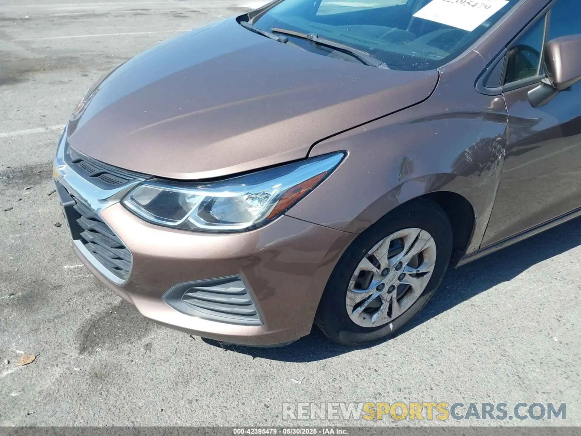 6 Photograph of a damaged car 1G1BC5SM1K7127999 CHEVROLET CRUZE 2019