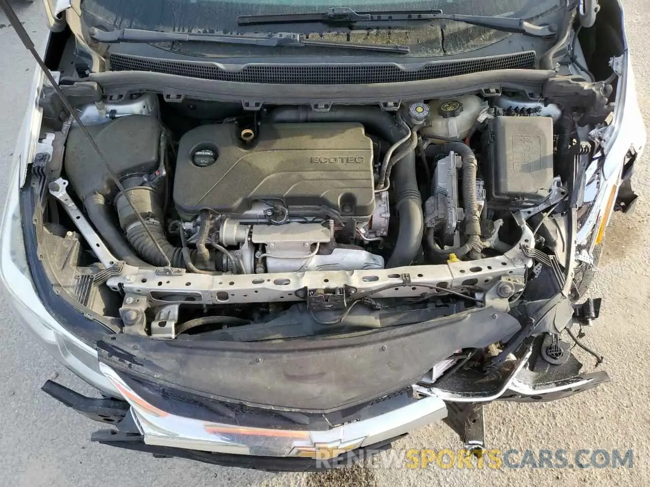 12 Photograph of a damaged car 1G1BC5SM1K7141174 CHEVROLET CRUZE 2019