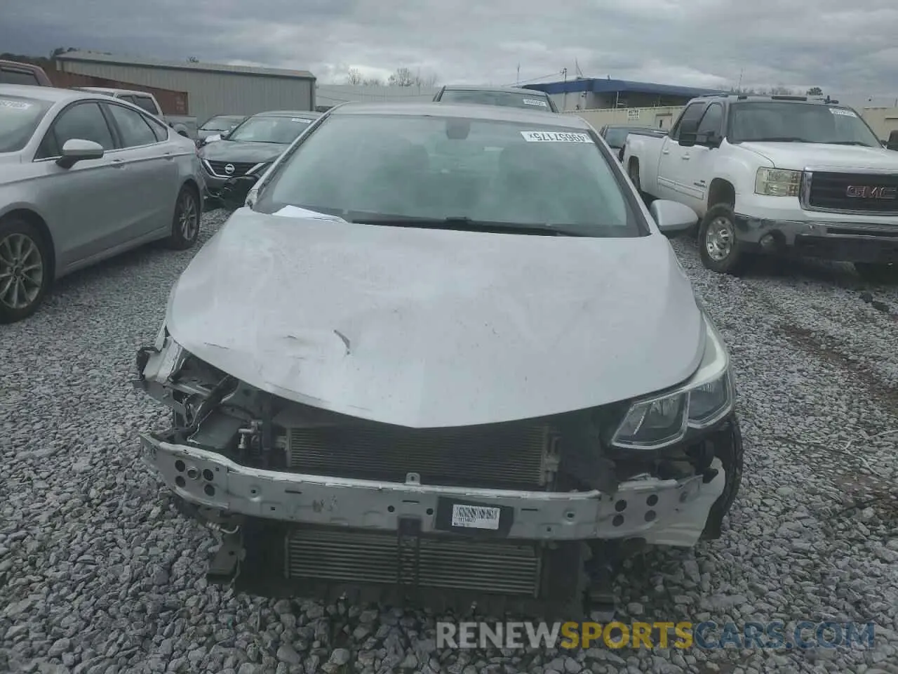 5 Photograph of a damaged car 1G1BC5SM1K7147928 CHEVROLET CRUZE 2019
