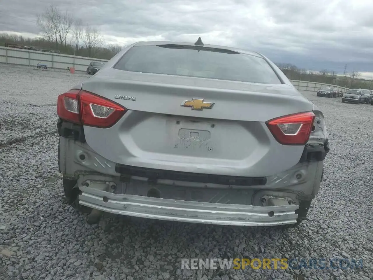 6 Photograph of a damaged car 1G1BC5SM1K7147928 CHEVROLET CRUZE 2019