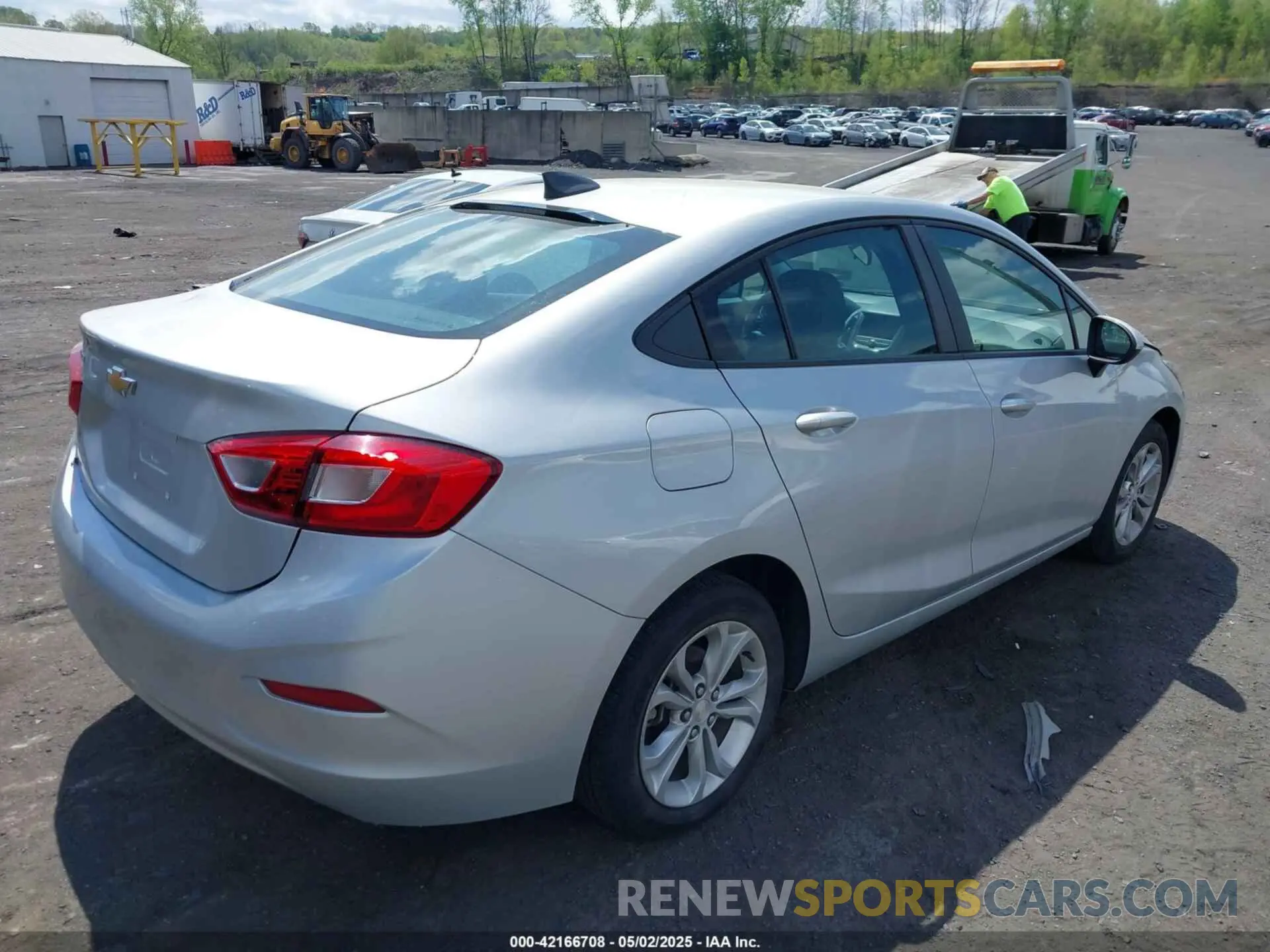 4 Photograph of a damaged car 1G1BC5SM1K7149887 CHEVROLET CRUZE 2019