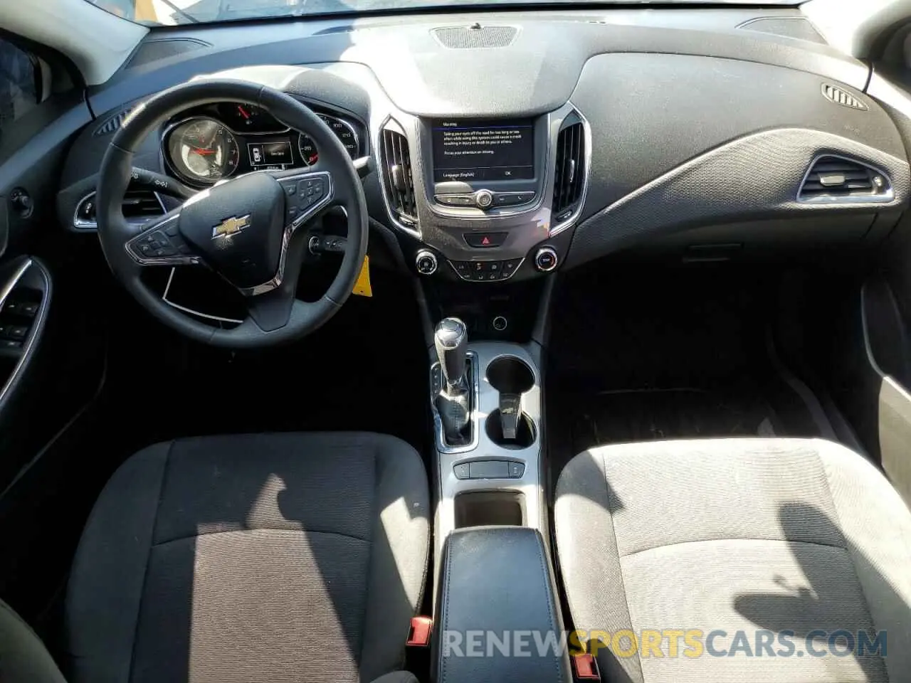 8 Photograph of a damaged car 1G1BC5SM1K7152692 CHEVROLET CRUZE 2019