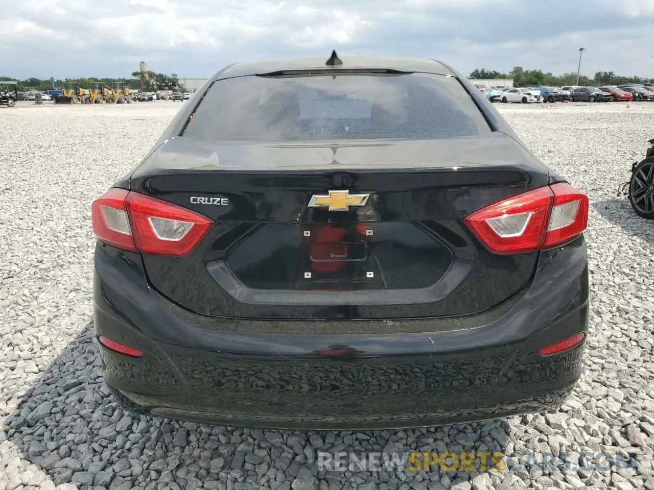 6 Photograph of a damaged car 1G1BC5SM2K7122858 CHEVROLET CRUZE 2019