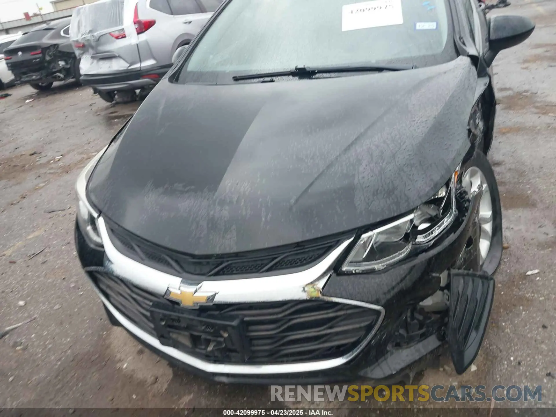 12 Photograph of a damaged car 1G1BC5SM2K7127249 CHEVROLET CRUZE 2019