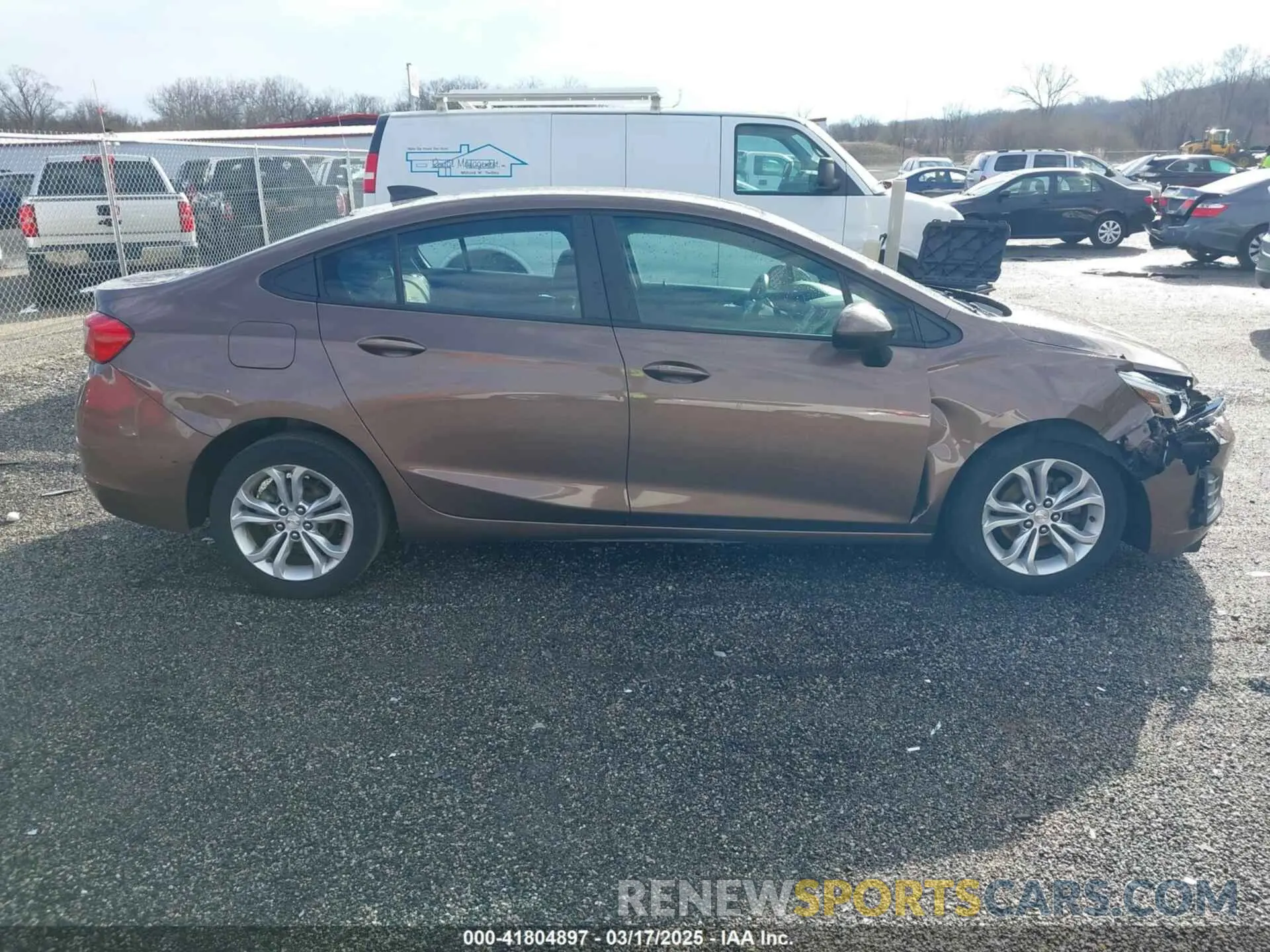 13 Photograph of a damaged car 1G1BC5SM2K7129891 CHEVROLET CRUZE 2019