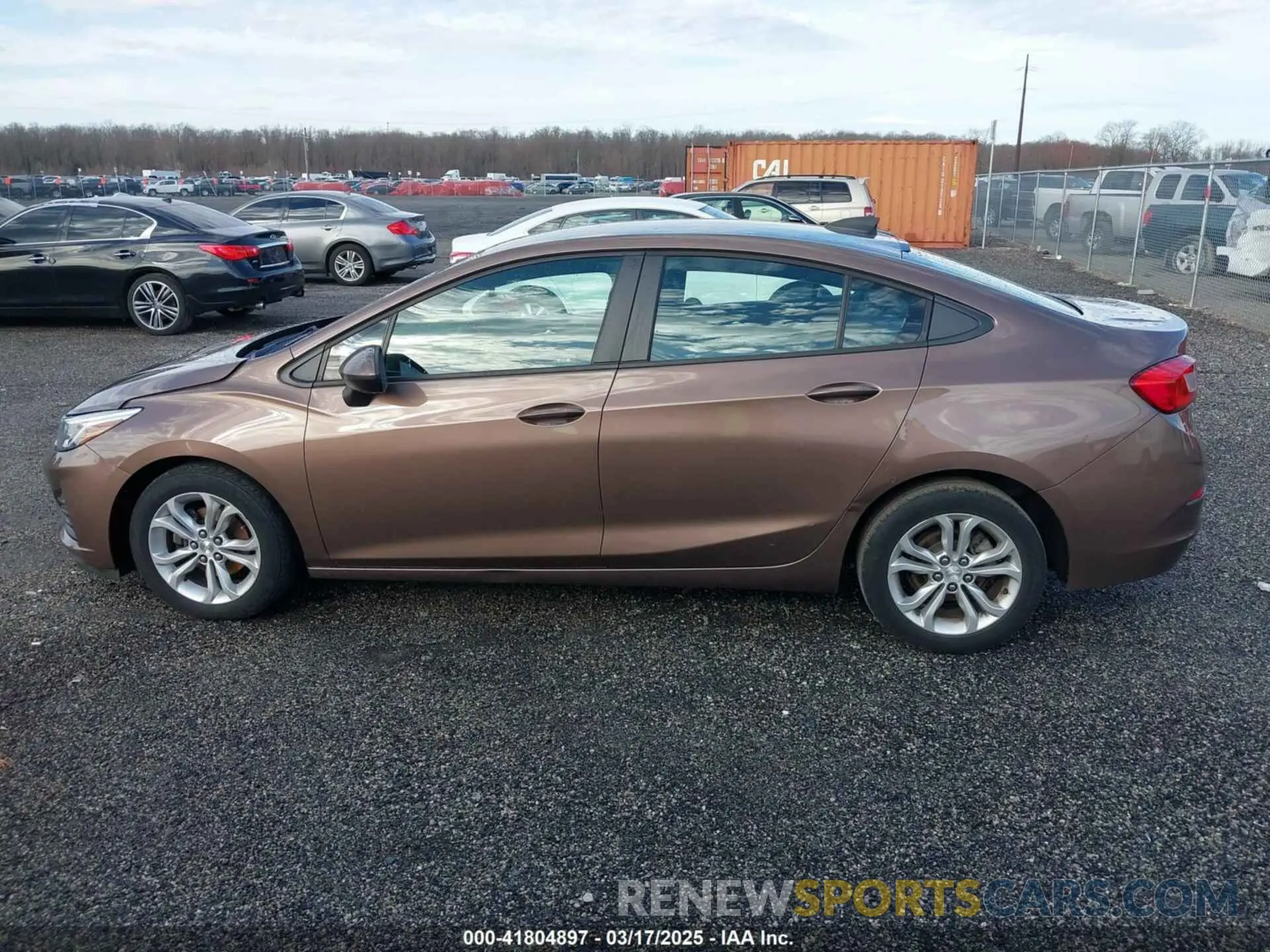 14 Photograph of a damaged car 1G1BC5SM2K7129891 CHEVROLET CRUZE 2019