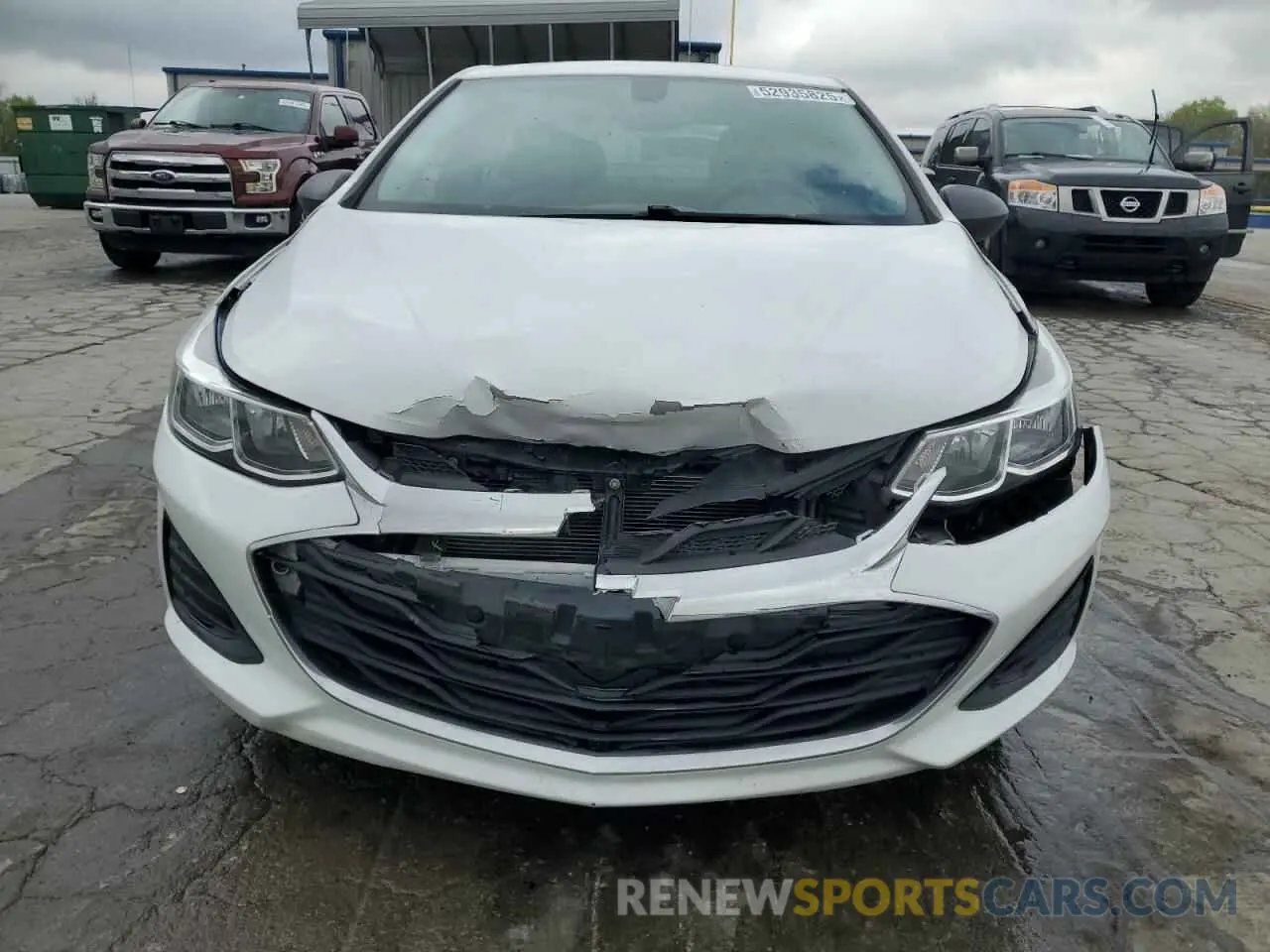 5 Photograph of a damaged car 1G1BC5SM2K7132712 CHEVROLET CRUZE 2019