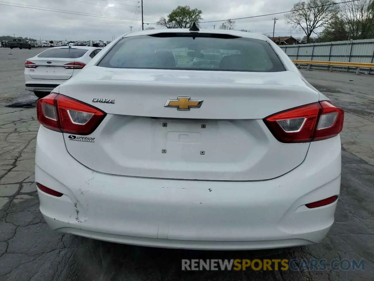 6 Photograph of a damaged car 1G1BC5SM2K7132712 CHEVROLET CRUZE 2019