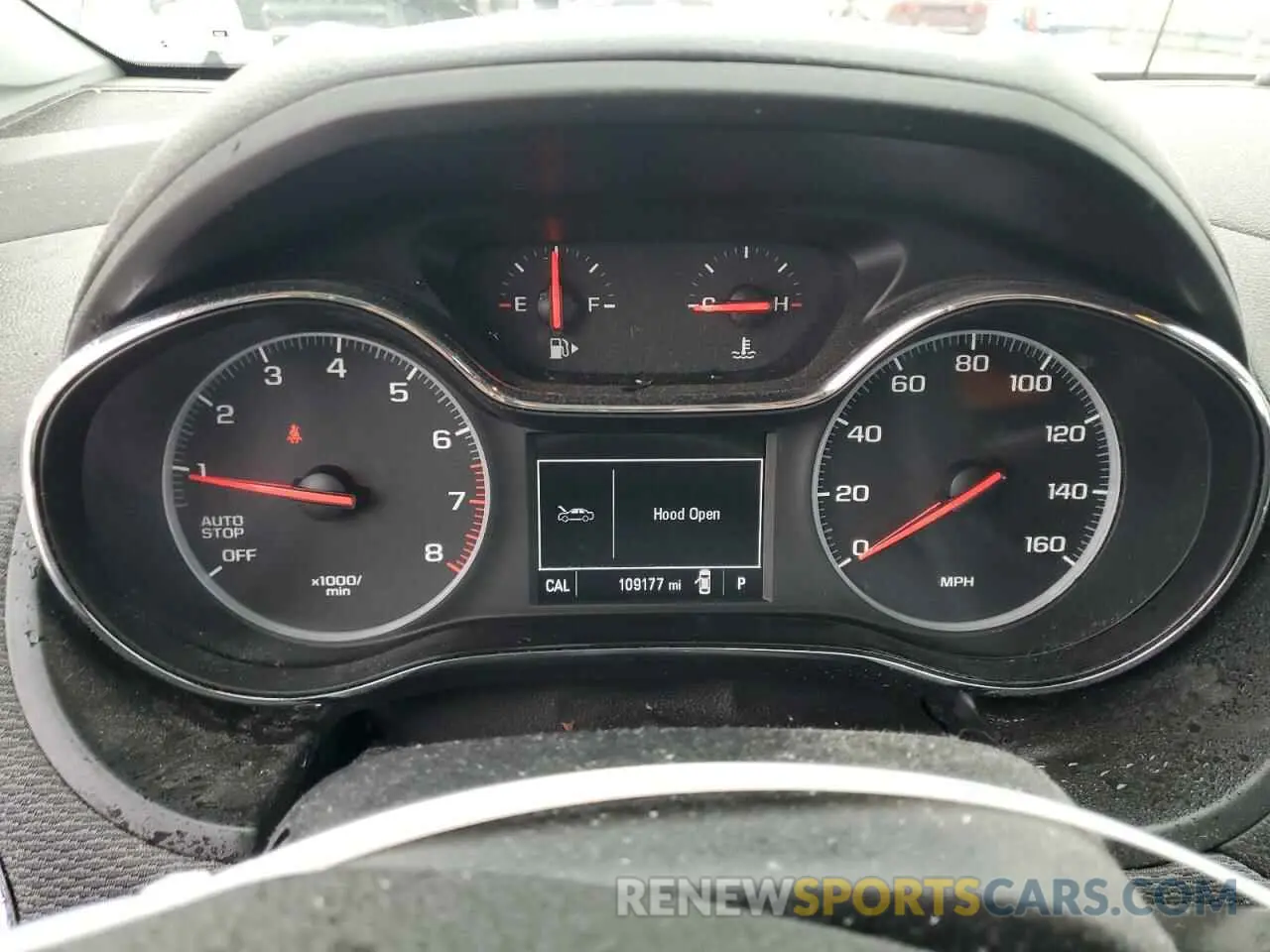 9 Photograph of a damaged car 1G1BC5SM2K7132712 CHEVROLET CRUZE 2019