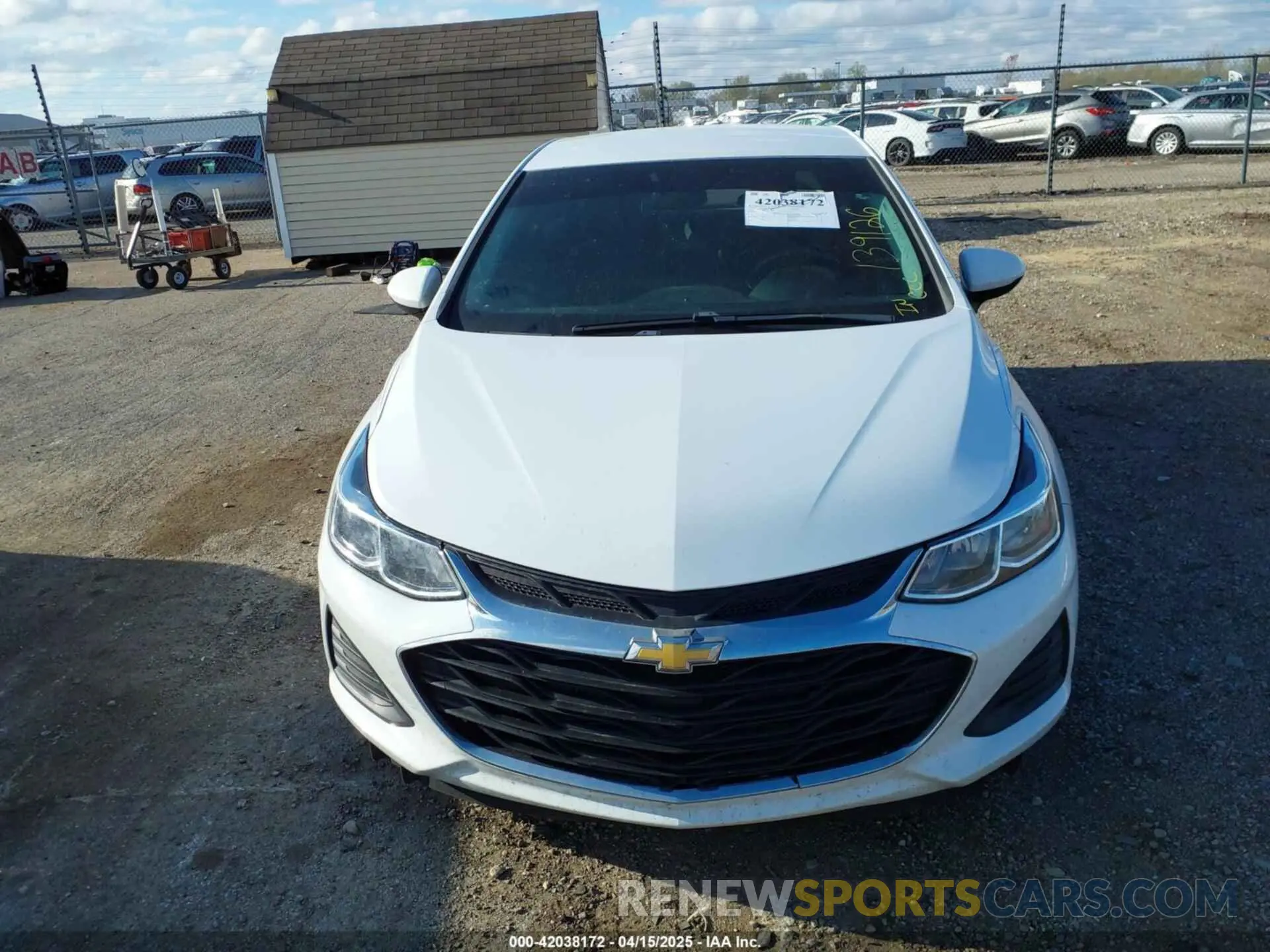 13 Photograph of a damaged car 1G1BC5SM2K7139126 CHEVROLET CRUZE 2019