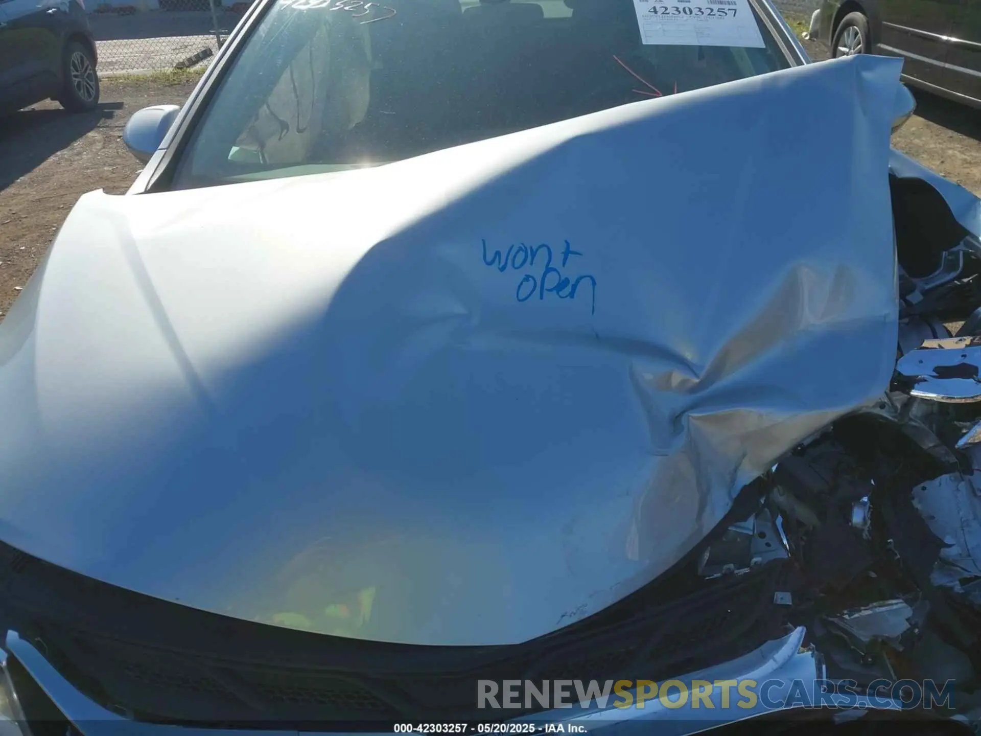 10 Photograph of a damaged car 1G1BC5SM2K7151597 CHEVROLET CRUZE 2019