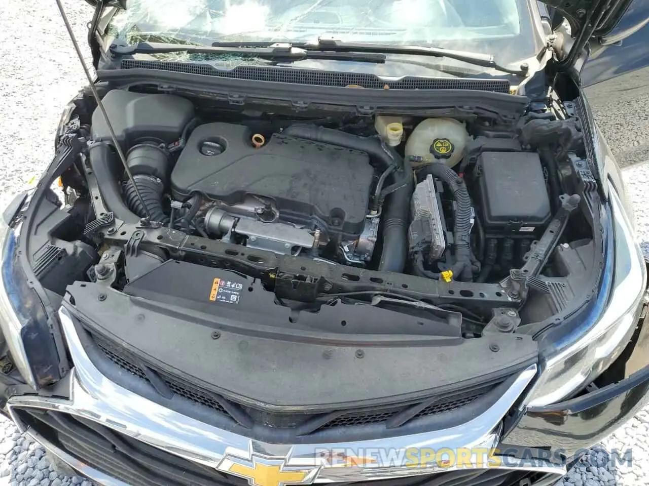 13 Photograph of a damaged car 1G1BC5SM2K7152247 CHEVROLET CRUZE 2019