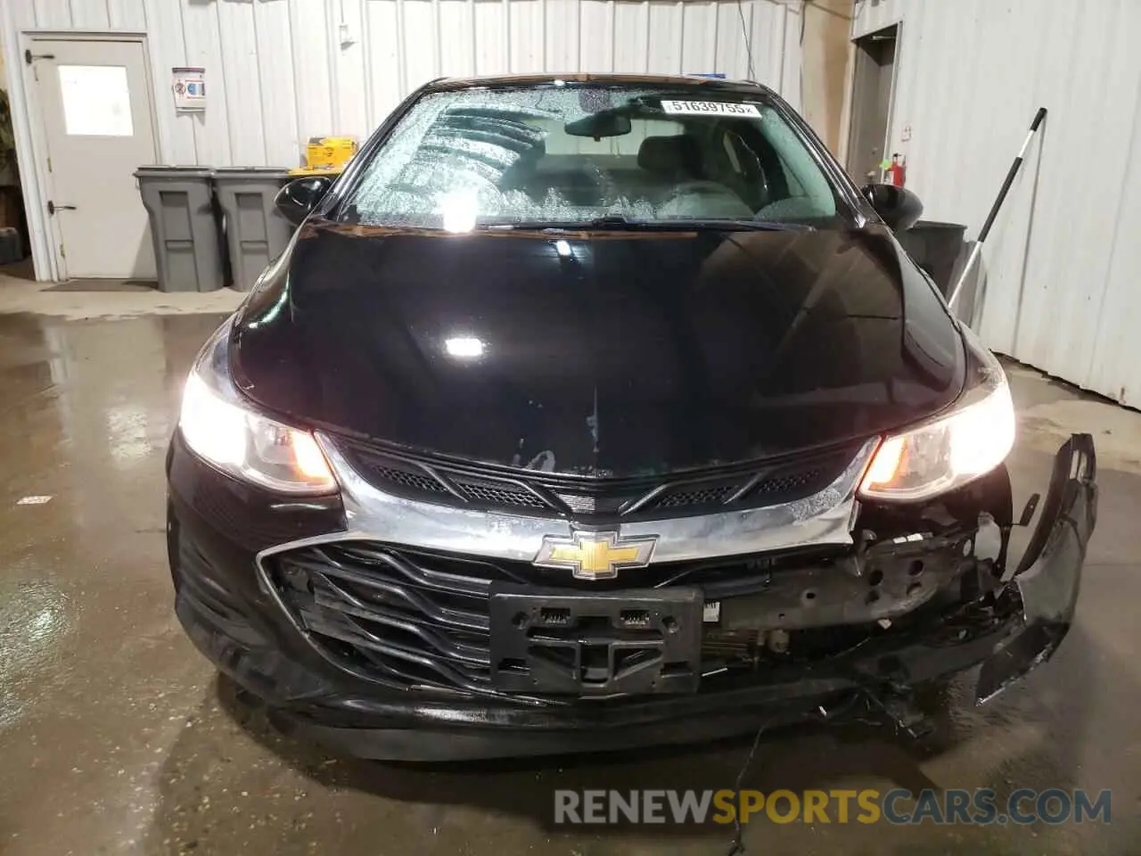 5 Photograph of a damaged car 1G1BC5SM3K7108662 CHEVROLET CRUZE 2019