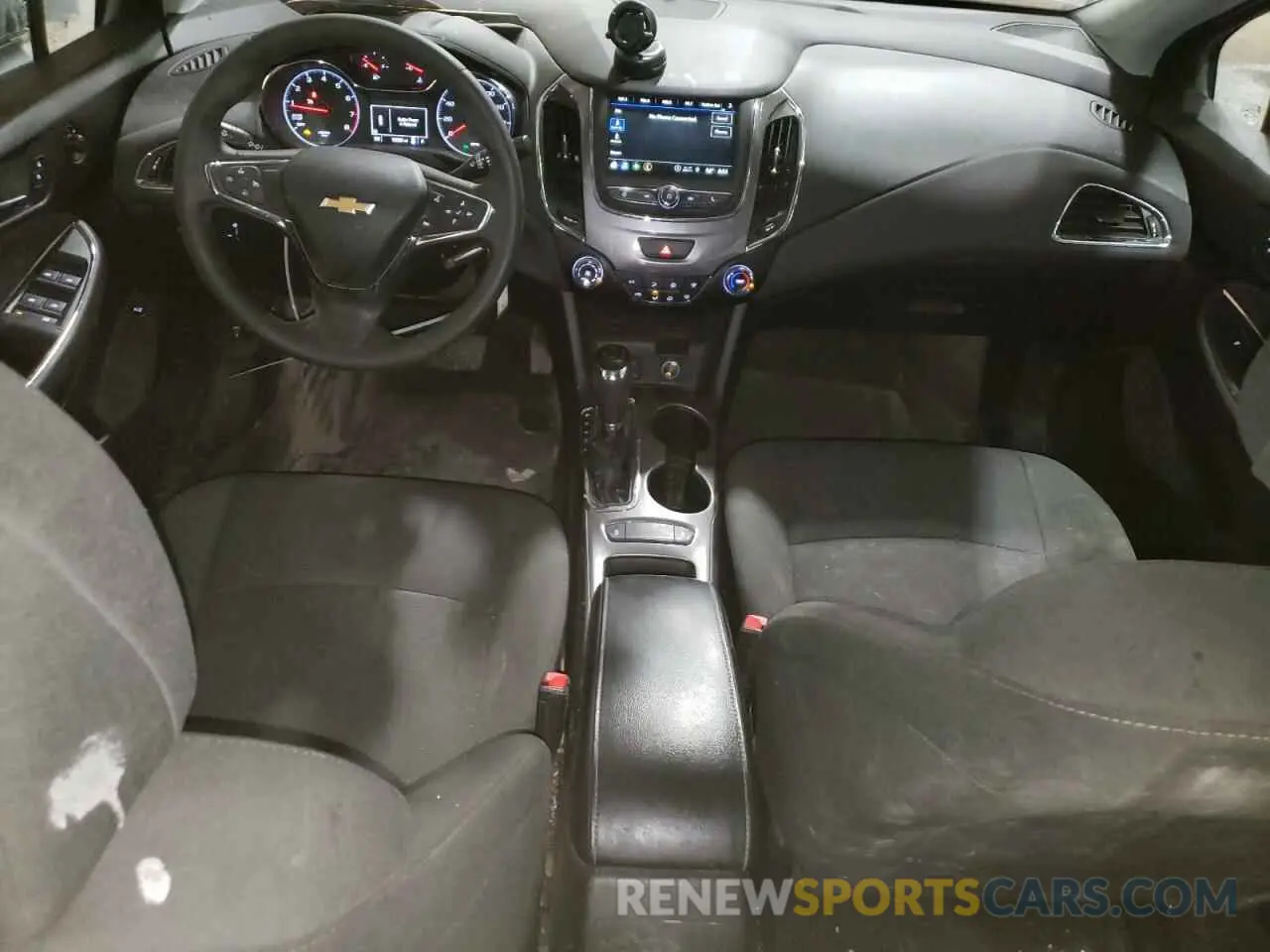 8 Photograph of a damaged car 1G1BC5SM3K7108662 CHEVROLET CRUZE 2019
