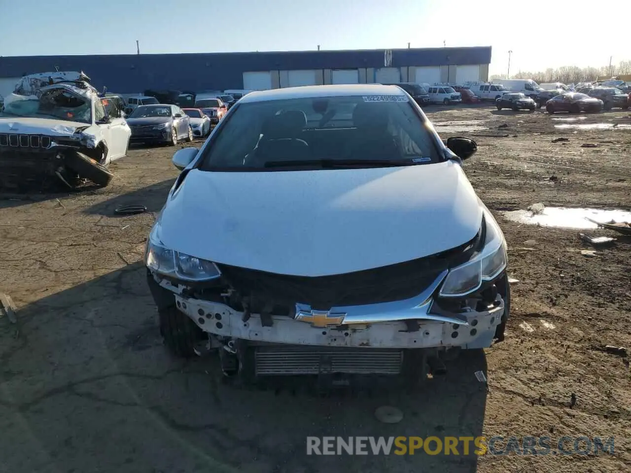 5 Photograph of a damaged car 1G1BC5SM3K7122710 CHEVROLET CRUZE 2019