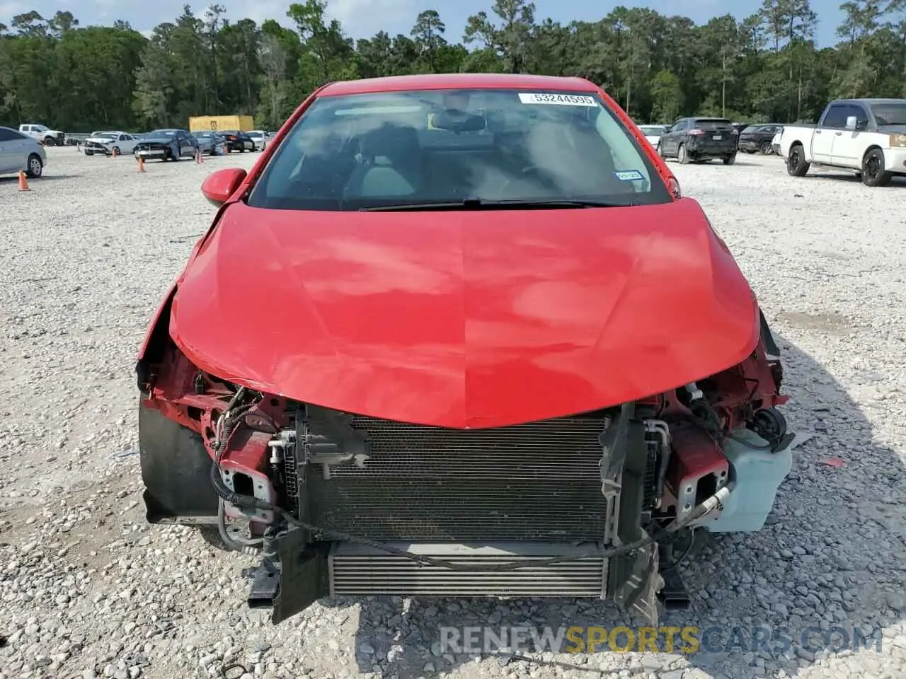 5 Photograph of a damaged car 1G1BC5SM3K7142276 CHEVROLET CRUZE 2019