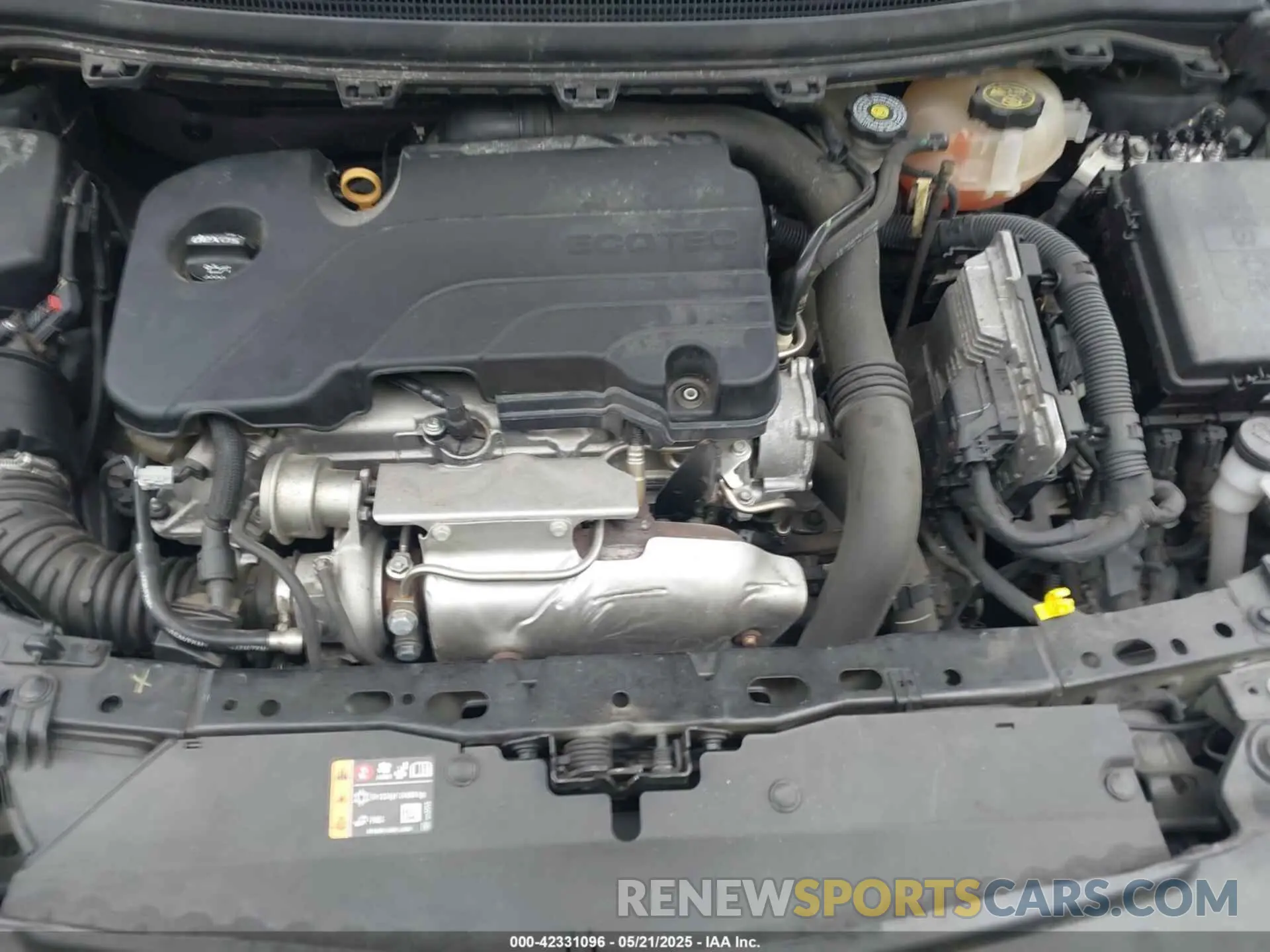 10 Photograph of a damaged car 1G1BC5SM3K7149292 CHEVROLET CRUZE 2019
